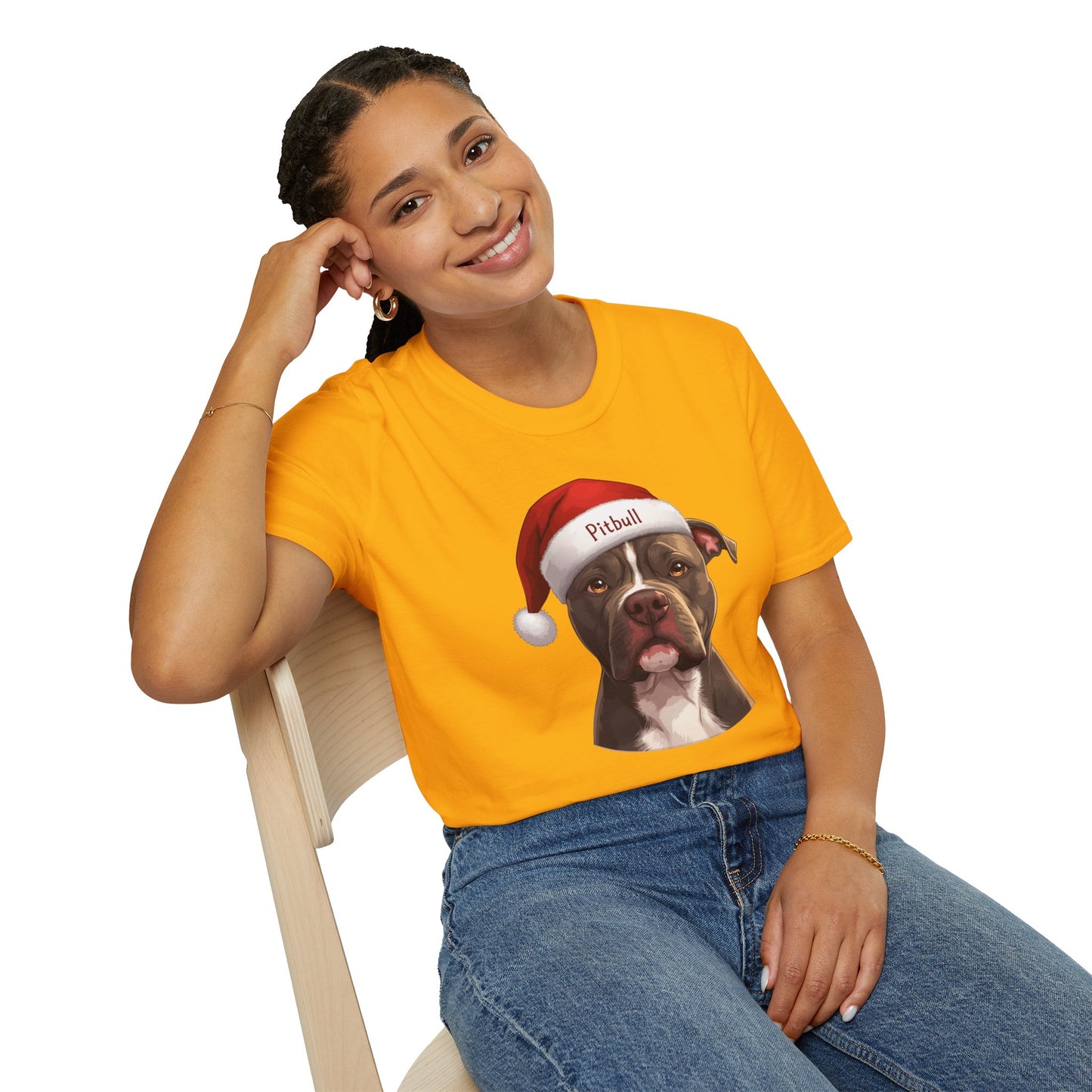 Pit Bull Terrier Dog Portrait Shirt – Pitbull Dog Lover Gift, Cute Dog Mom Tee, Dog Dad Shirt, Pet Breed Apparel