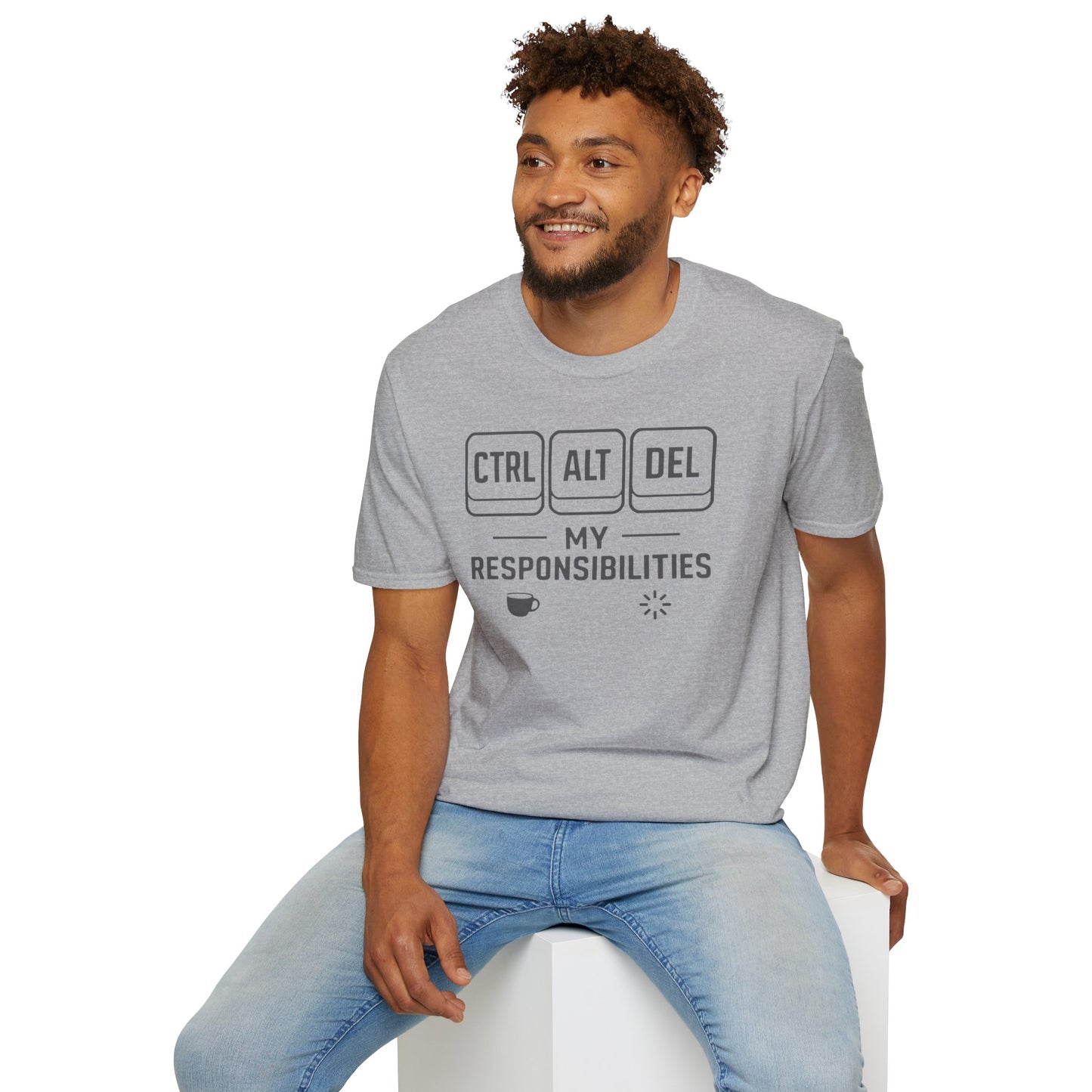 Funny Programmer Shirt, Ctrl Alt Del My Responsibilities Tee, Tech Humor Shirt, Geek Gift, Computer Nerd Unisex Tee
