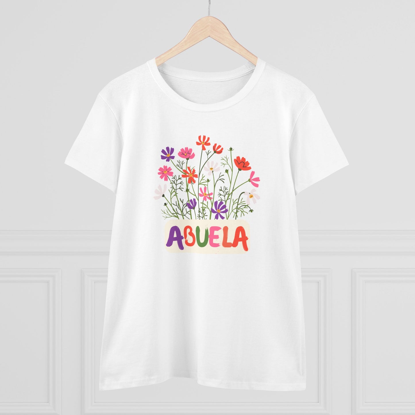 Abuela con Flores Shirt, Gift for Grandma, Gift for Abuela, Mothers Day Gift, Dia de las madres regalo, Abuela Gifts, Gift for Mom