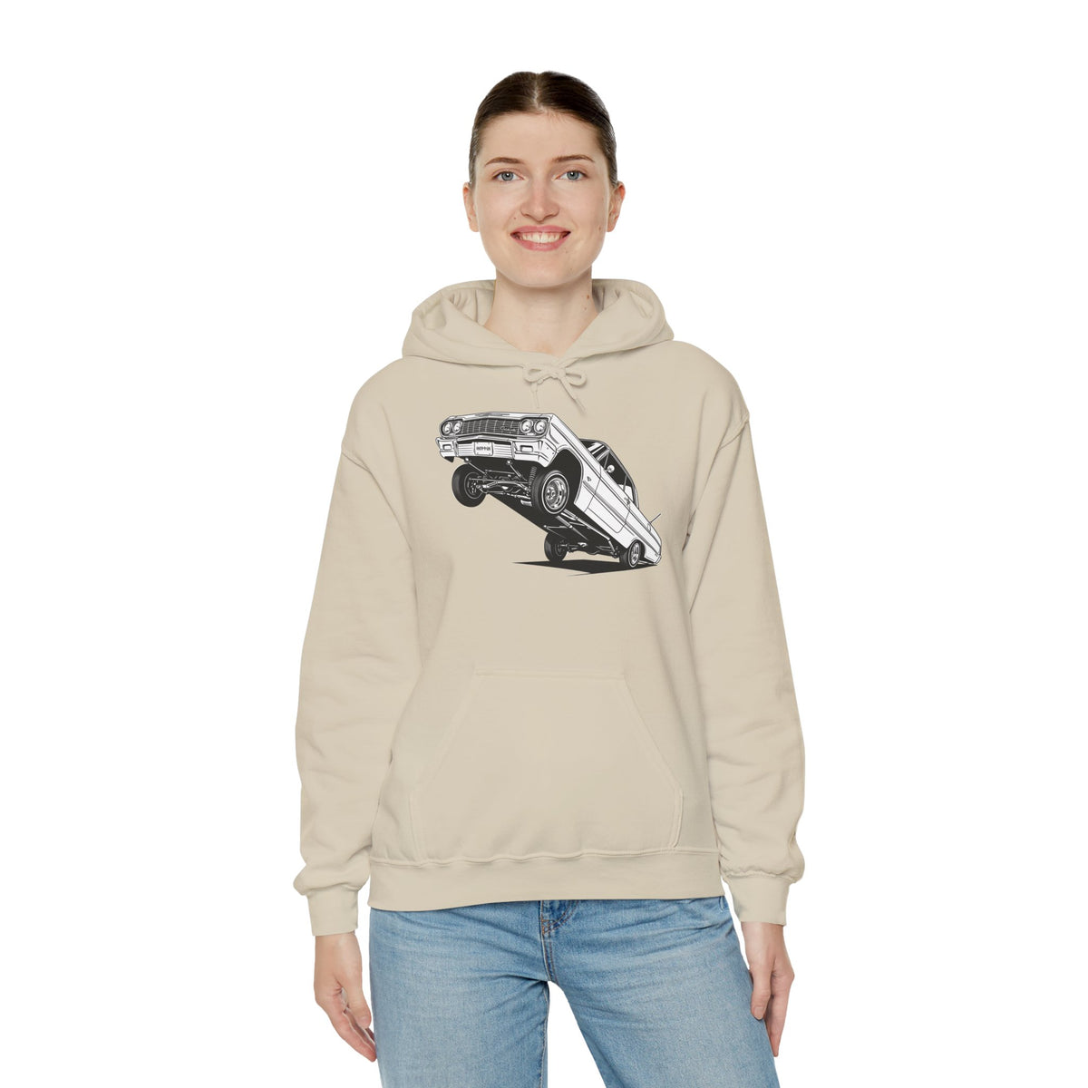 Classic Car Hoodie, Lowrider Car Hoodie, Vintage Auto Hoodie, Car Enthusiast Sweatshirt, Unisex Automotive Hoodie