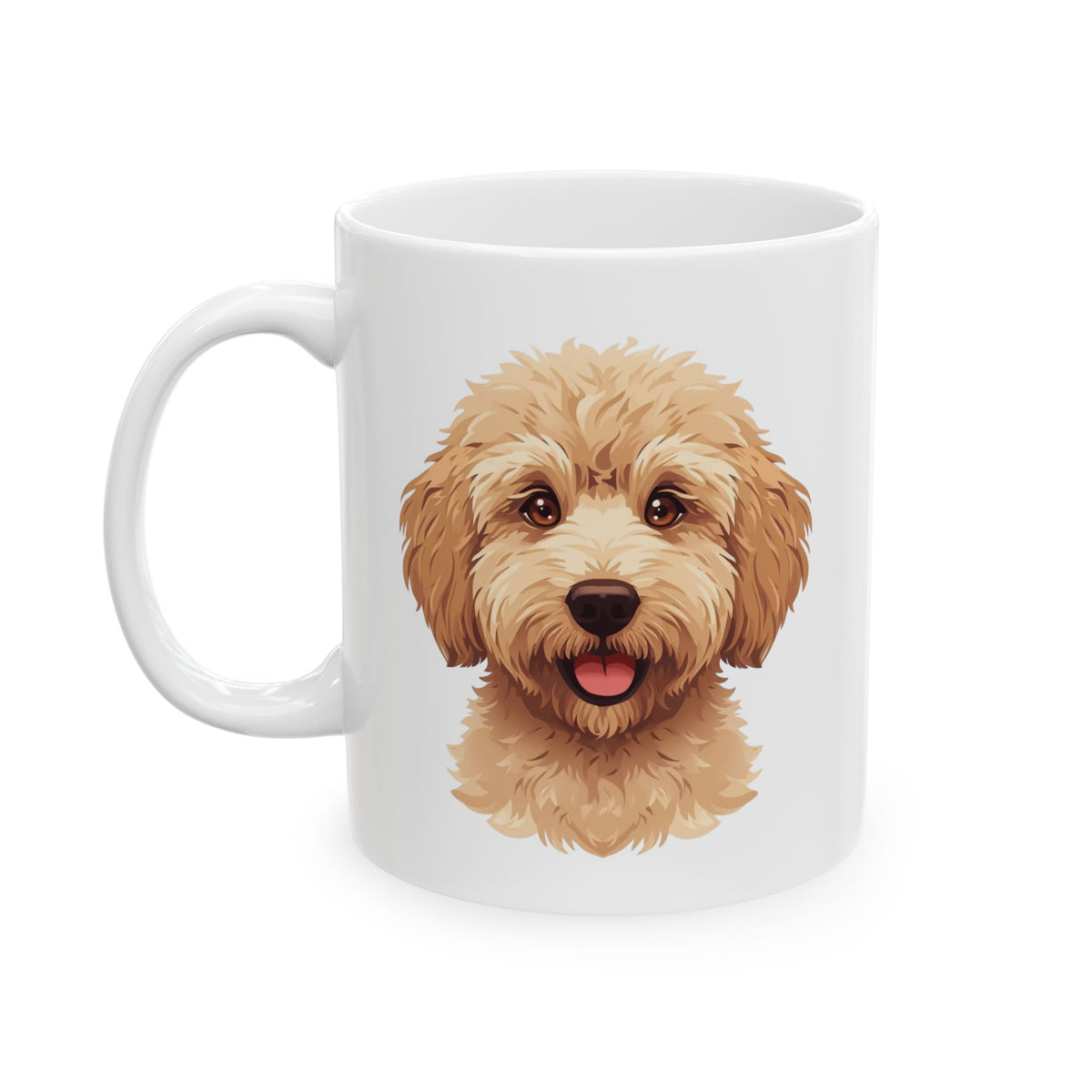 Labradoodle Coffee Mug, Cute Doodle Dog Mug, Dog Lover Mug, Pet Parent Gift, Doodle Mom Dad Cup 11oz or 15oz, Dog Lover Gift