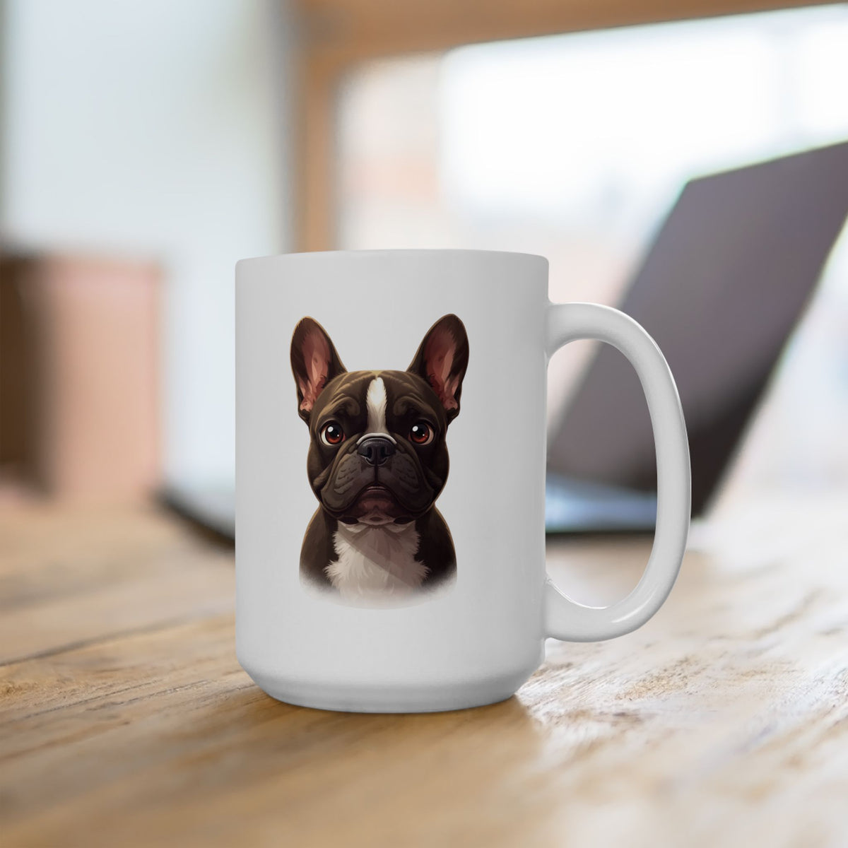 Frenchie Mug, French Bulldog Coffee Mug, Dog Lover Mug, Pet Parent Gift, Frenchie Mom Dad Cup 11oz or 15oz, Dog Lover Gift