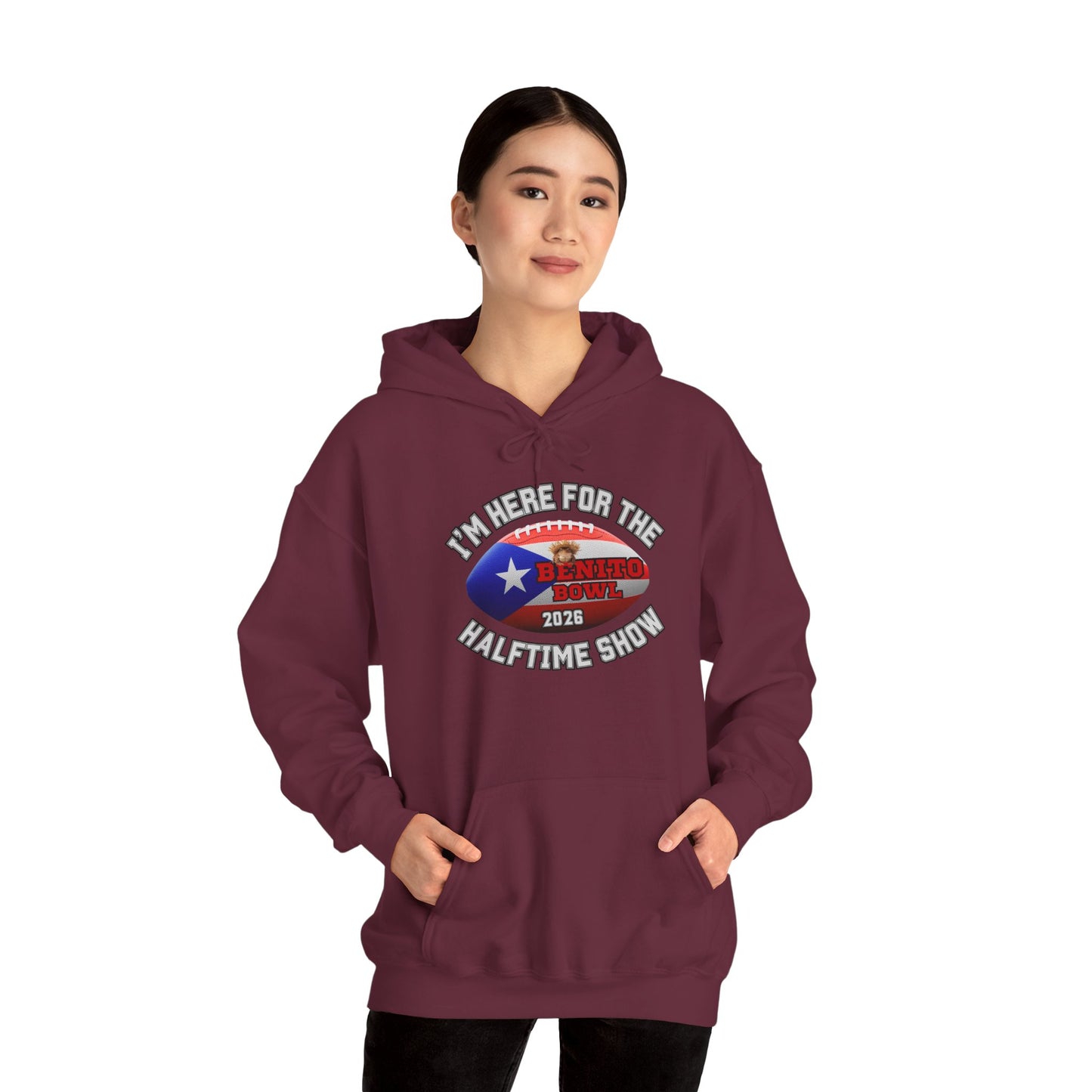 Benito Bowl Halftime Shirt 2026 Hoodie, Benito Bowl Hooded Sweatshirt, Football Fan Gift, Puerto Rico Heritage Hoodie, Boriqua Pride Gift