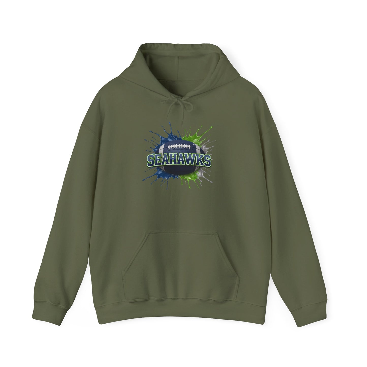 Seattle Football Hoodie, Seattle Team Hoodie, Football Gift for Seattle Fans, Game Day Sports Fan Apparel, Football Fan Gift