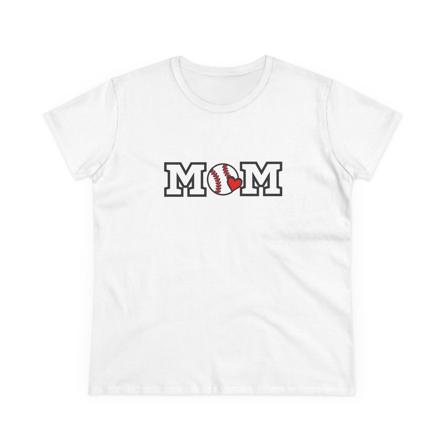 Baseball Mom Shirt, Sports Mom Gift, Cotton T-Shirt, Baseball Fan Apparel, Mother's Day Tee, Mom loves Baseball, Sports Mom