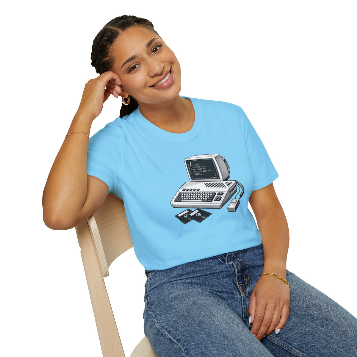 Vintage Computer T-Shirt, Retro Tech Shirt, Floppy Disk Tee, Programmer Gift, Computer Nerd Shirt