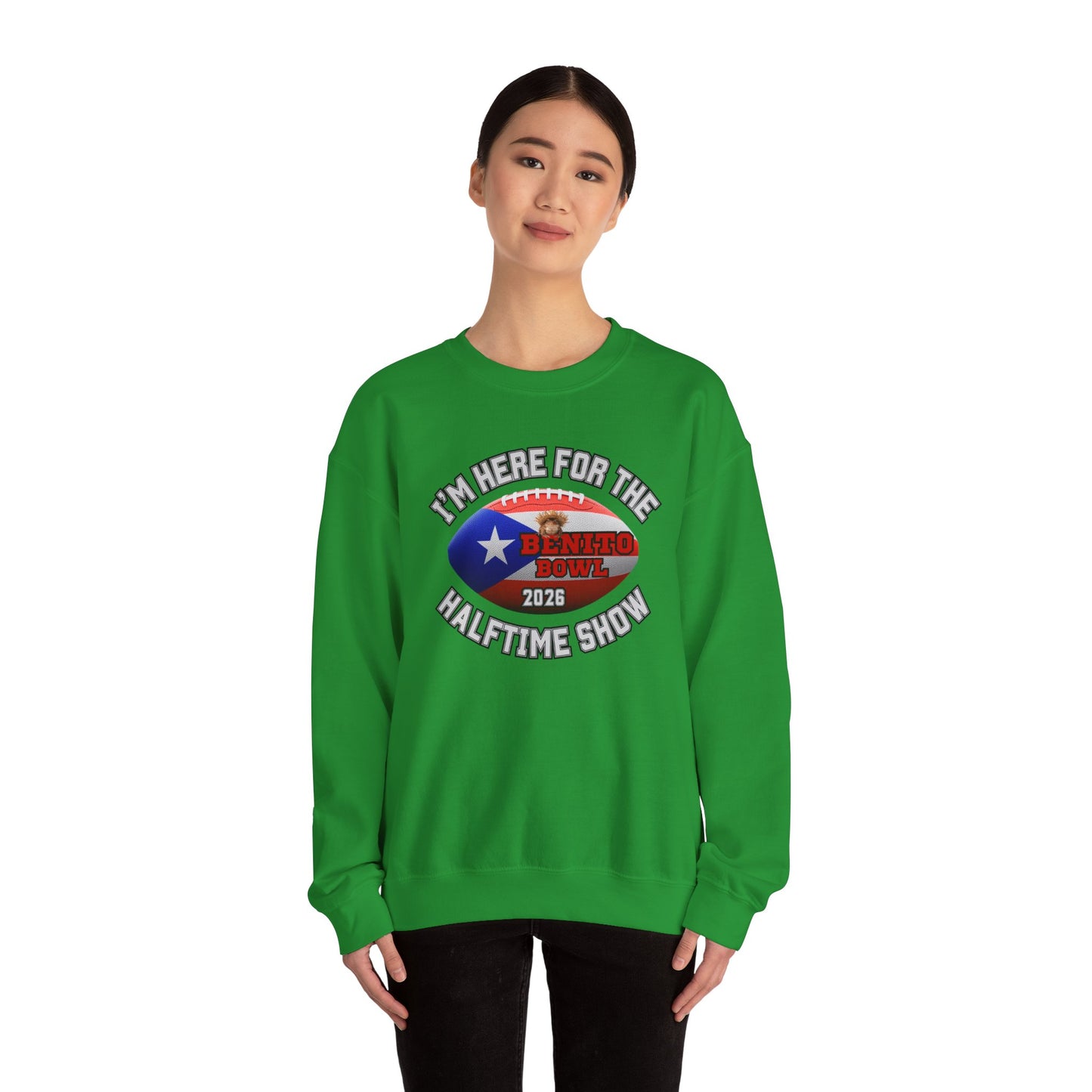 Benito Bowl Halftime 2026 Sweatshirt, Benito Bowl Shirt, Football Fan Gift, Puerto Rico Heritage Sweatshirt, Boriqua Pride Gift