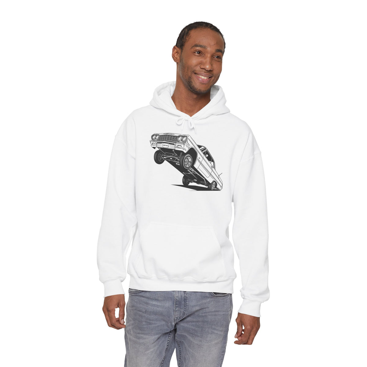 Classic Car Hoodie, Lowrider Car Hoodie, Vintage Auto Hoodie, Car Enthusiast Sweatshirt, Unisex Automotive Hoodie