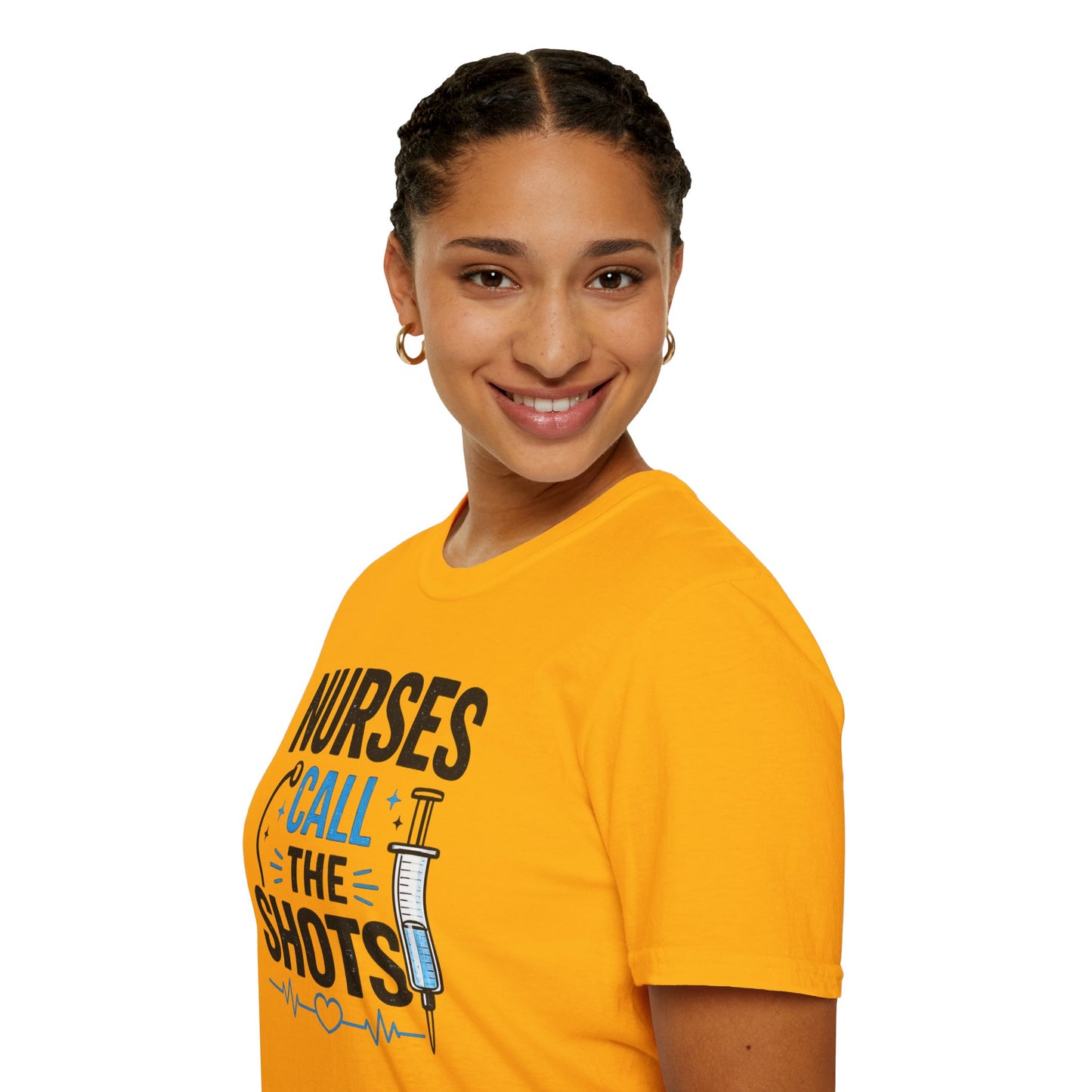 Nurses Call The Shots Shirt Funny Nurse Gift Medical Humor RN CNA Nursing Tee