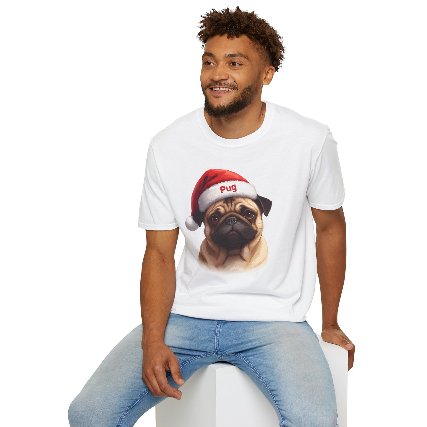 Pug Dog Portrait Shirt – Pug Dog Lover Gift, Cute Dog Mom Tee, Dog Dad Shirt, Pet Breed Apparel