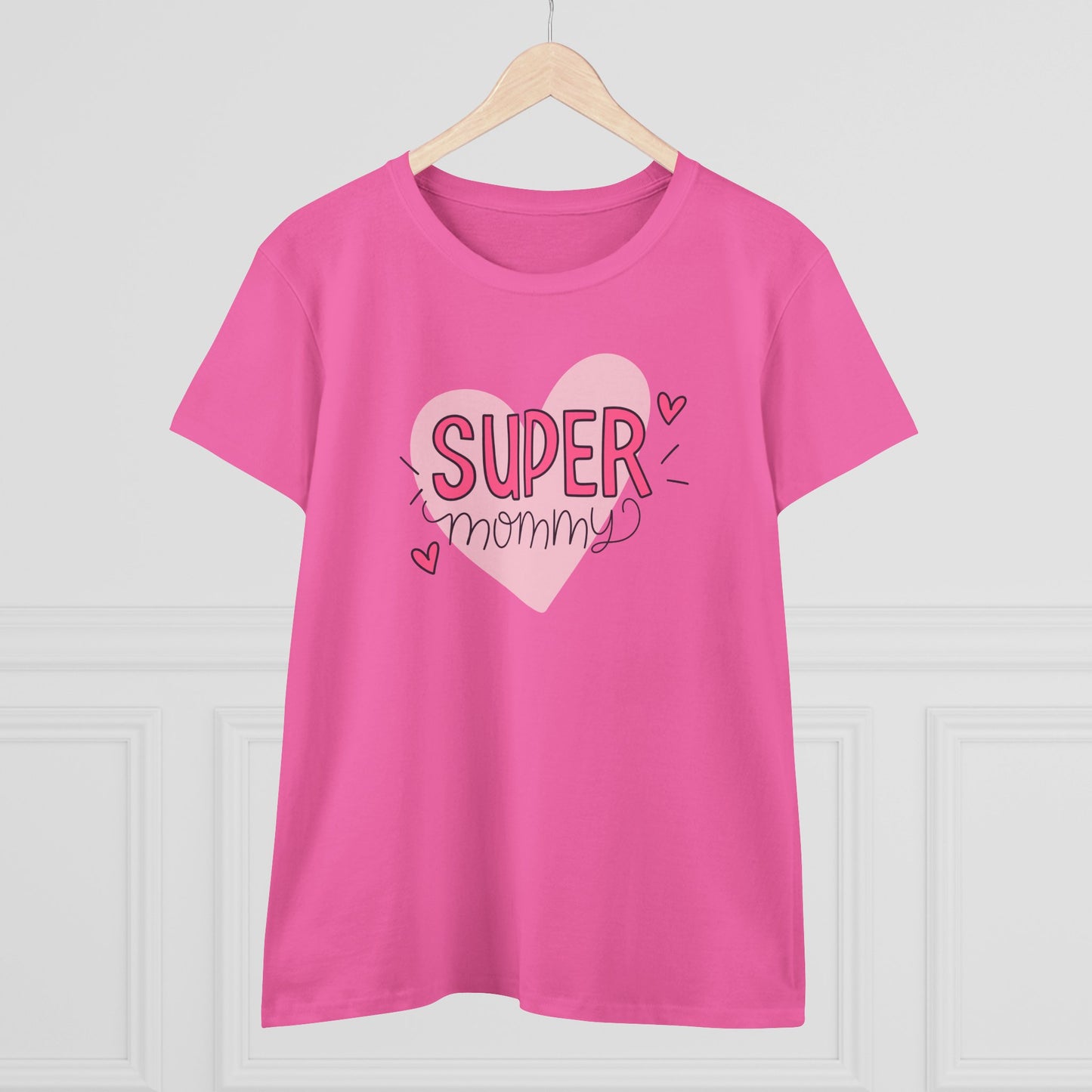Super Mommy T-Shirt, Gift for Mom, Cute Summer Top, Mother's Day Gift, Family Gatherings, Casual Wear, Mom's Birthday, Supermom