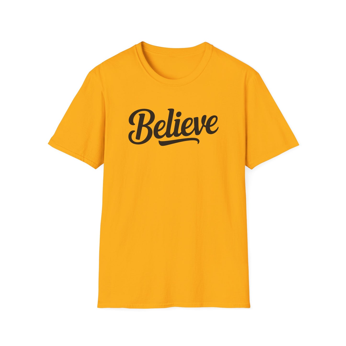 Believe T-Shirt – Inspirational Faith Shirt, Christian Motivational Tee, Positive Encouragement Apparel