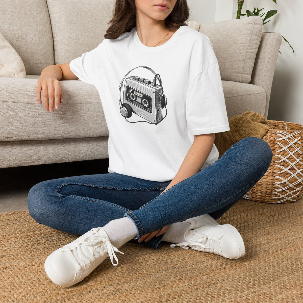 Cassette Tape Shirt, Retro Cassette Player T-Shirt, Mixtape Tee, Vintage Audio Shirt, Music Lover Gift