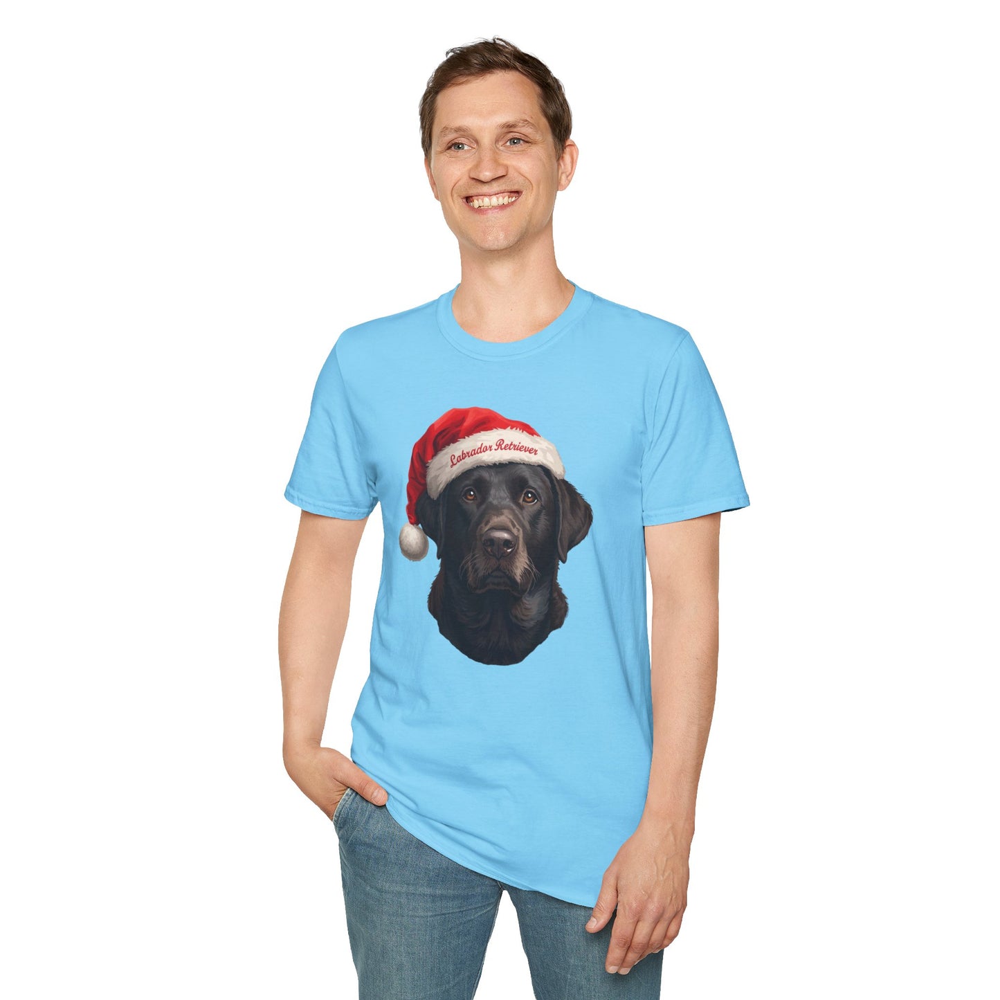 Labrador Retriever Dog Portrait Shirt – Black Lab Dog Lover Gift, Cute Dog Mom Tee, Dog Dad Shirt, Pet Breed Apparel