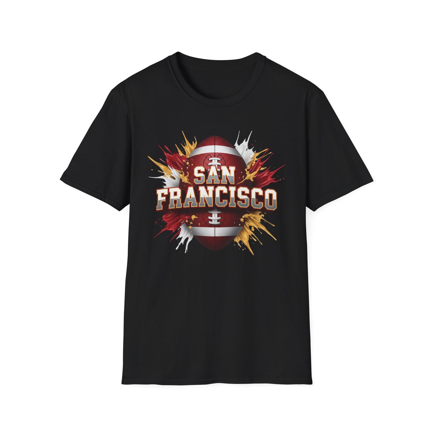 San Francisco Football Unisex T-Shirt, San Francisco Team Tee, Football Gift for San Francisco Fans, Game Day Shirt, Sports Fan Apparel