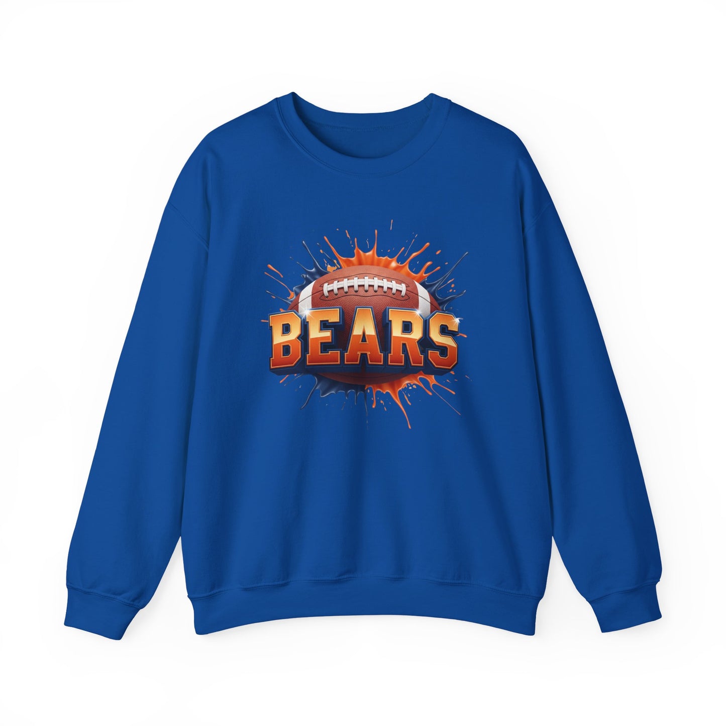 Chicago Football Sweatshirt, Chicago Team Sweatshirt, Football Gift for Chicago Fans, Game Day Sports Fan Football Apparel