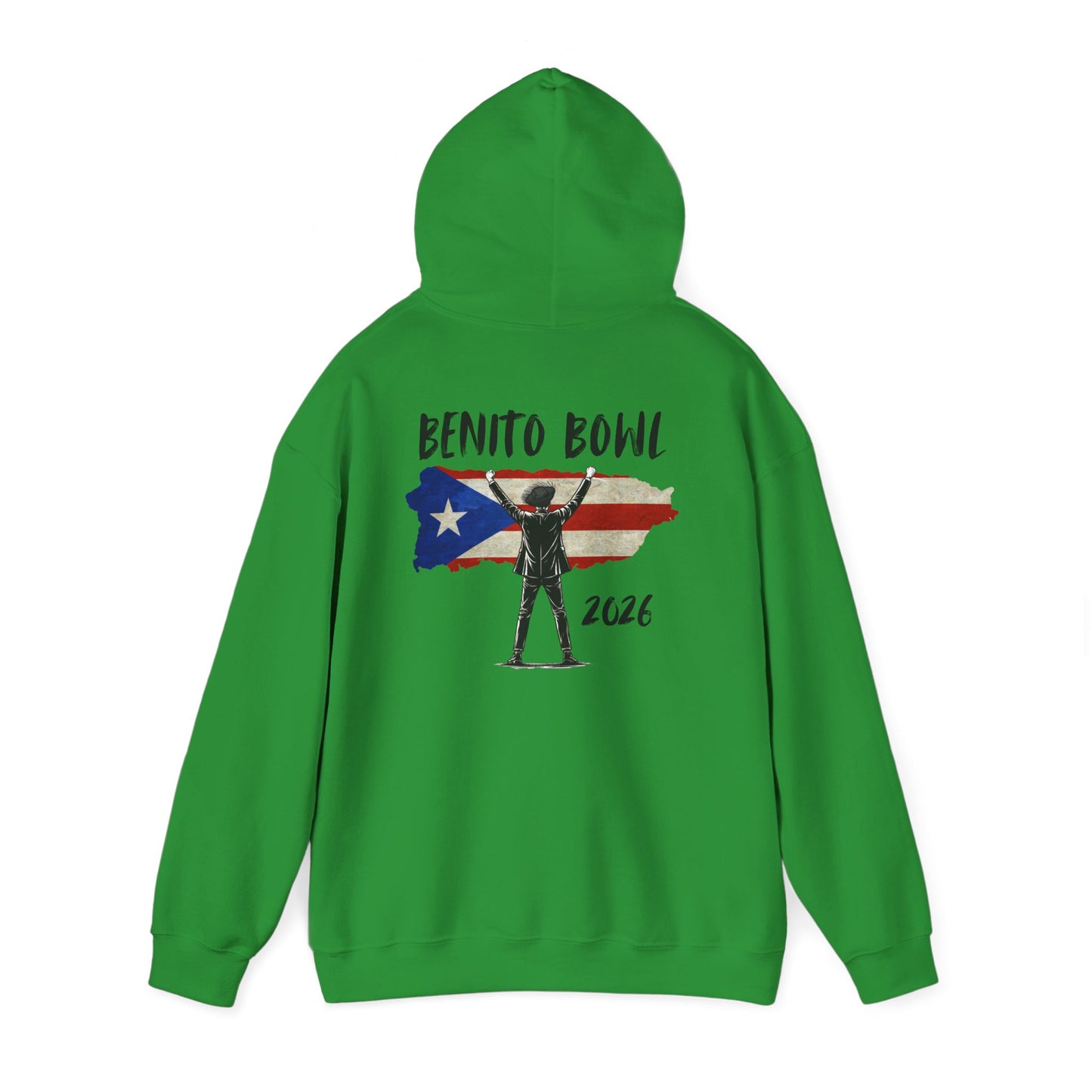 Benito Bowl PR Flag 2026 Hoodie, Benito Bowl XL, Football Fan Gift, Puerto Rico Boricua Heritage Culture Pride Hoodie