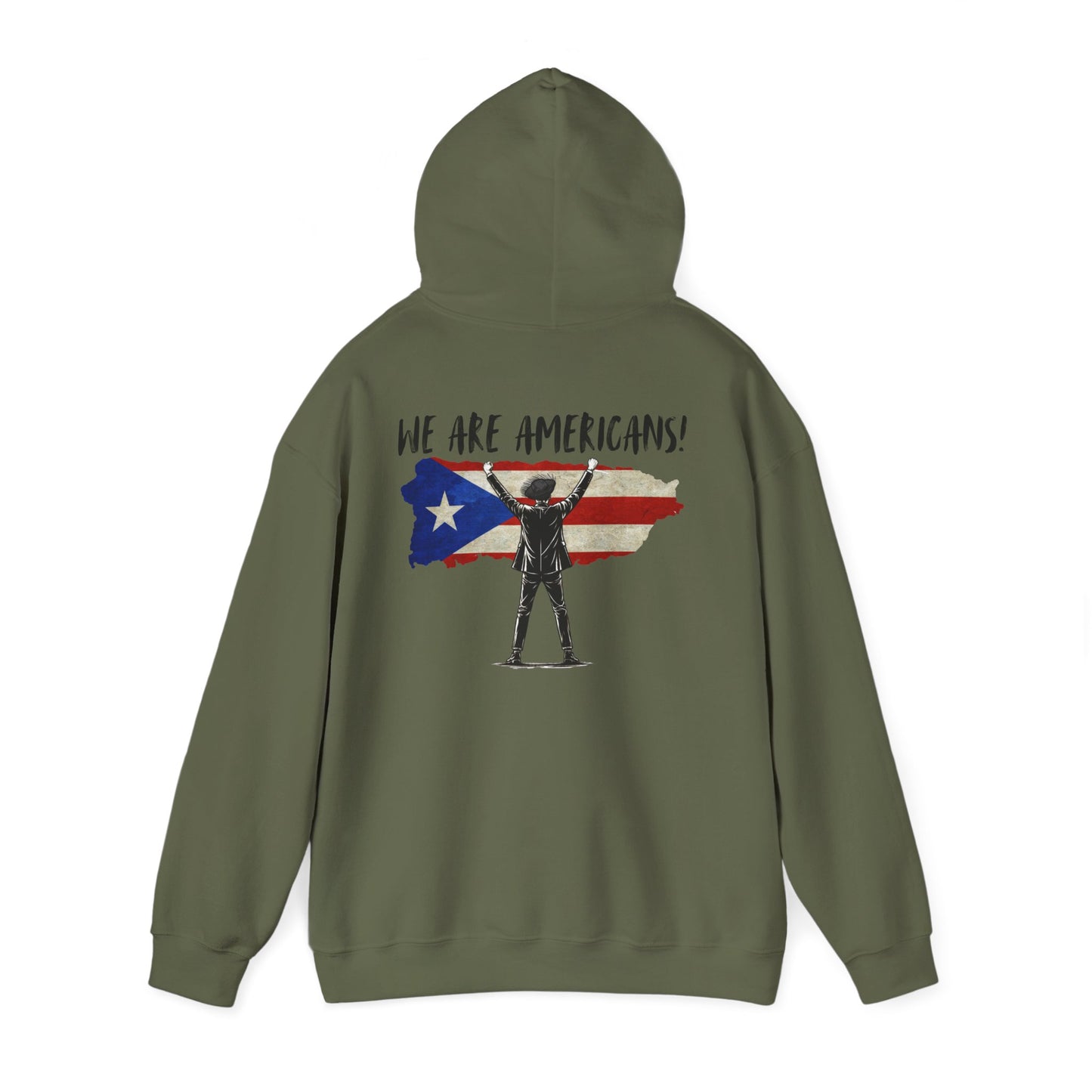Benito Hoodie We are Americans , Benito Bowl, Football Fan Gift, Puerto Rico Boricua Heritage Culture Pride Hoodie