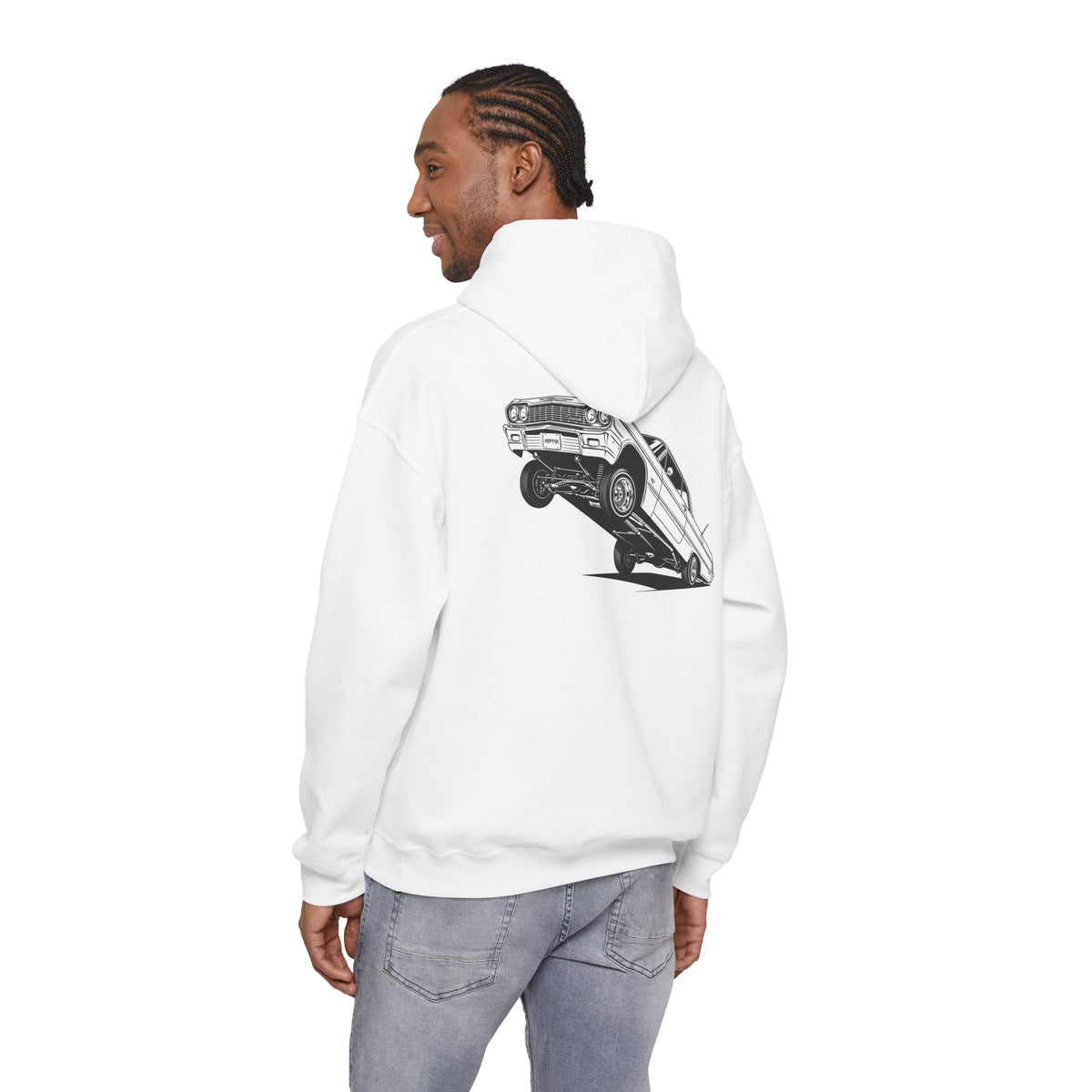 Classic Car Hoodie, Lowrider Car Hoodie, Vintage Auto Hoodie, Car Enthusiast Sweatshirt, Unisex Automotive Hoodie