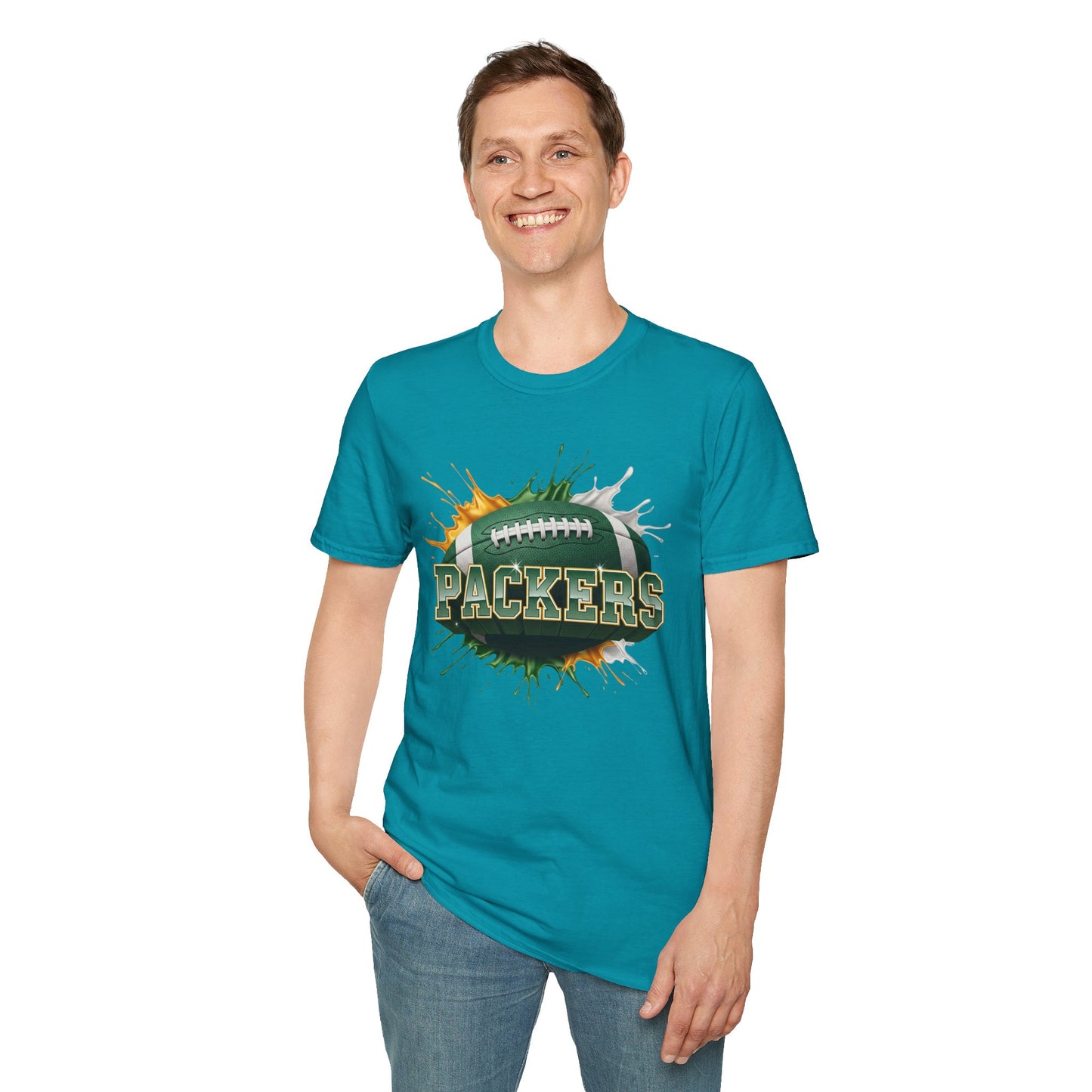 Green Bay Football Unisex T-Shirt, Green Bay Team Tee, Football Gift for Green Bay Fans, Game Day Shirt, Sports Fan Apparel Football Tee