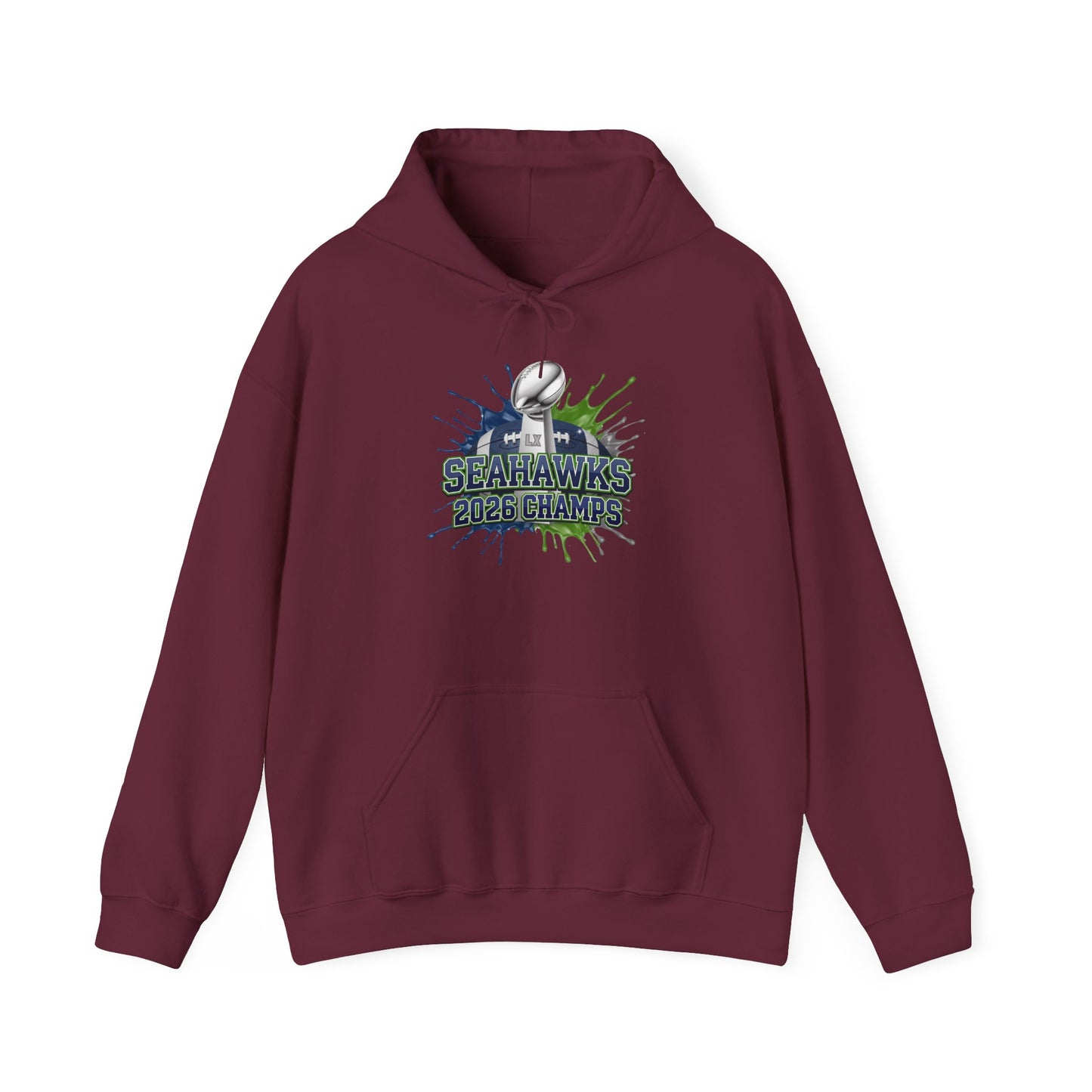 Seahawks 2026 Champions Hoodie – Seahawks Football 12s Fan Hoodie, 2026 football Champs, Football Gift