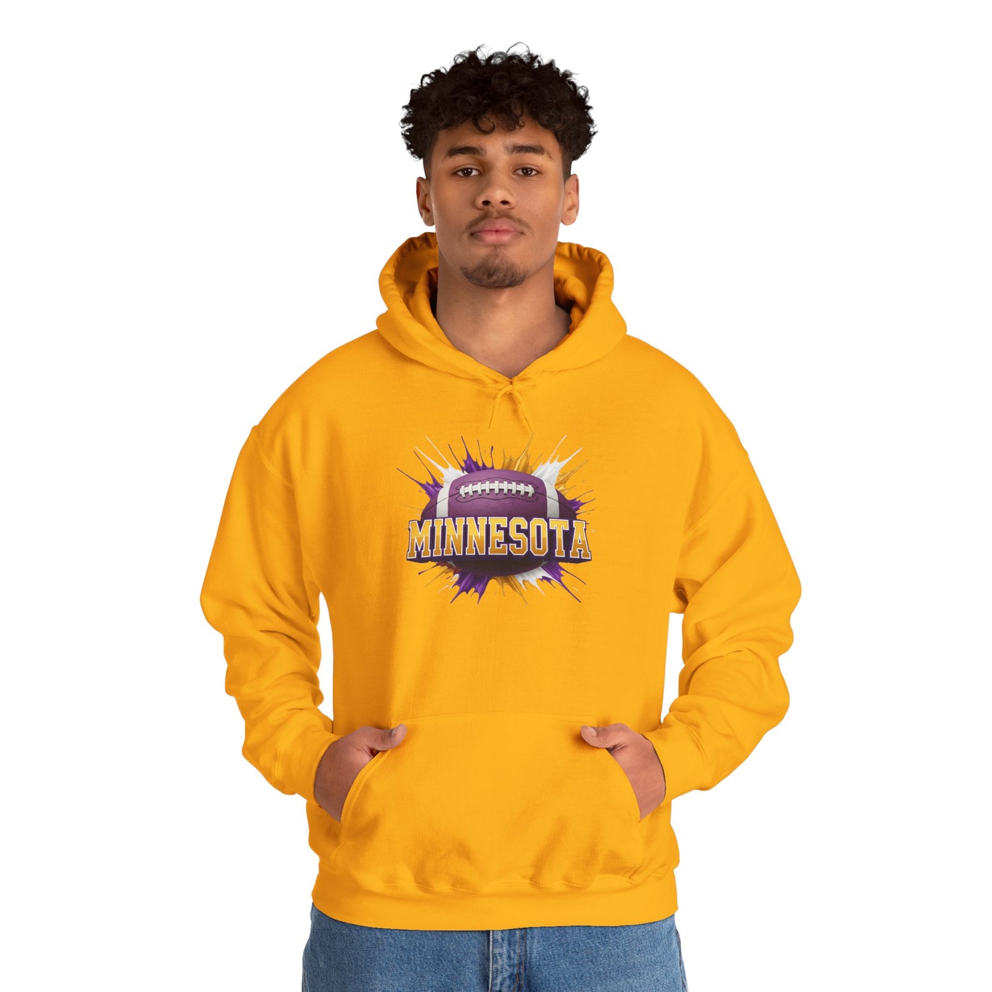Minnesota Football Hoodie, Minnesota Team Hoodie, Football Gift for Minnesota Fans, Game Day Sports Fan Apparel, Football Fan Gift