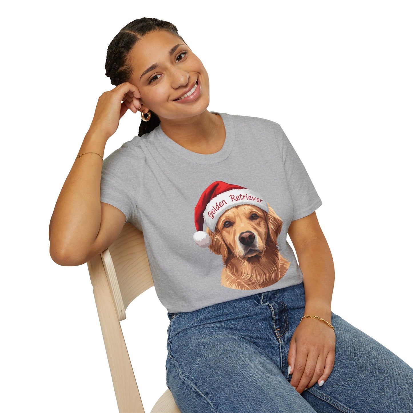 Golden Retriever Dog Portrait Shirt – Lab Dog Lover Gift, Cute Dog Mom Tee, Dog Dad Shirt, Pet Breed Apparel