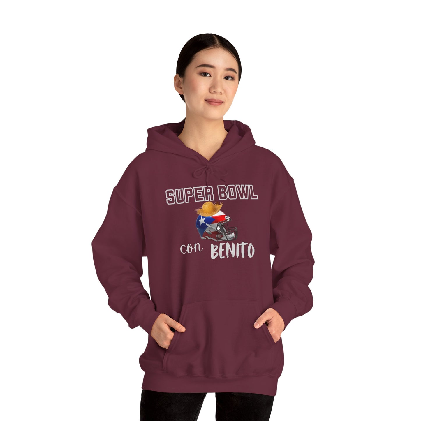 Benito Bowl Halftime Shirt 2026 Hoodie, Benito Bowl Hooded Sweatshirt, Football Fan Gift, Puerto Rico Heritage Hoodie, Boriqua Pride Gift