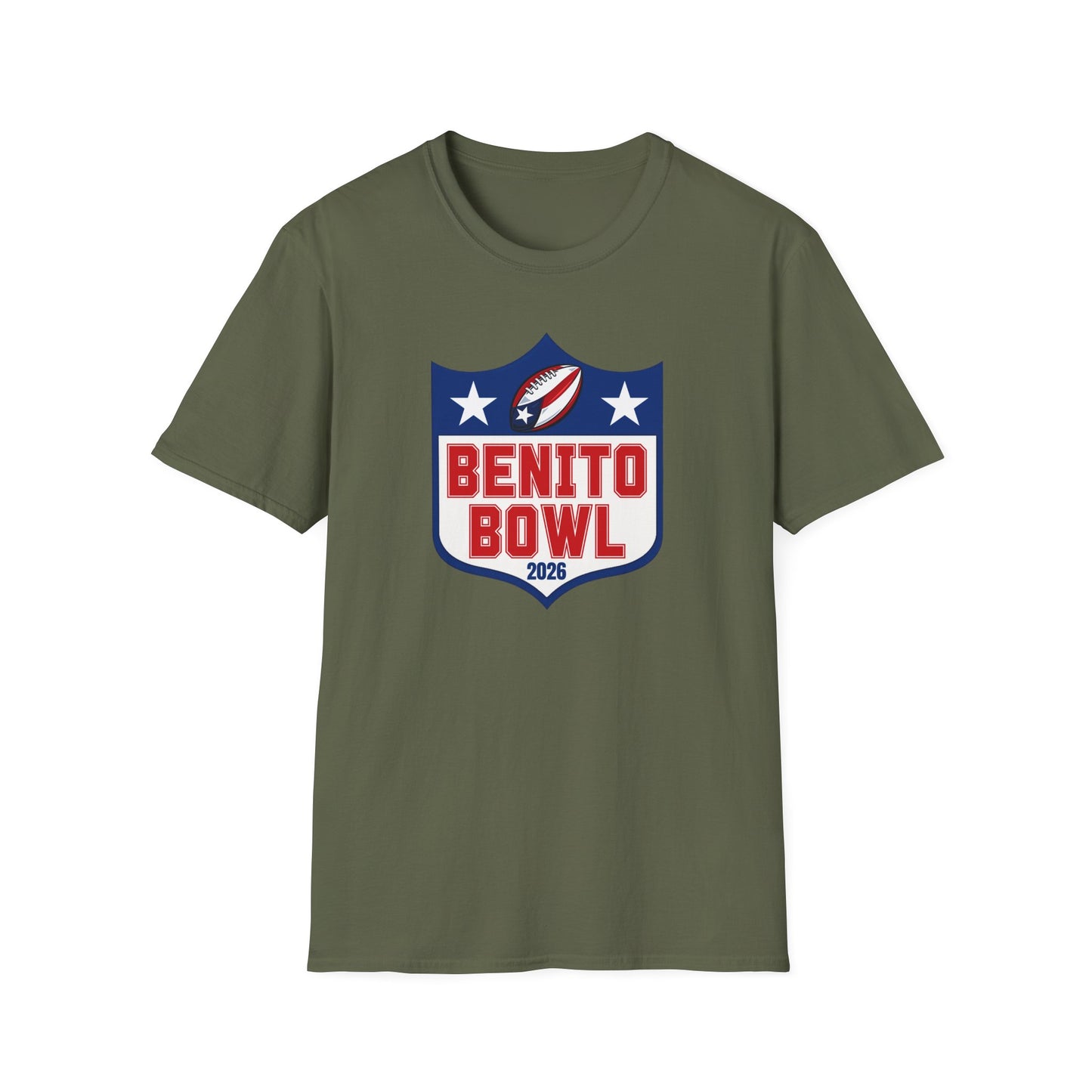 Benito Bowl 2026 Football T-shirt, Benito Bowl Shirt, Football Fan Gift, Puerto Rico Boricua Heritage Culture Pride Tee