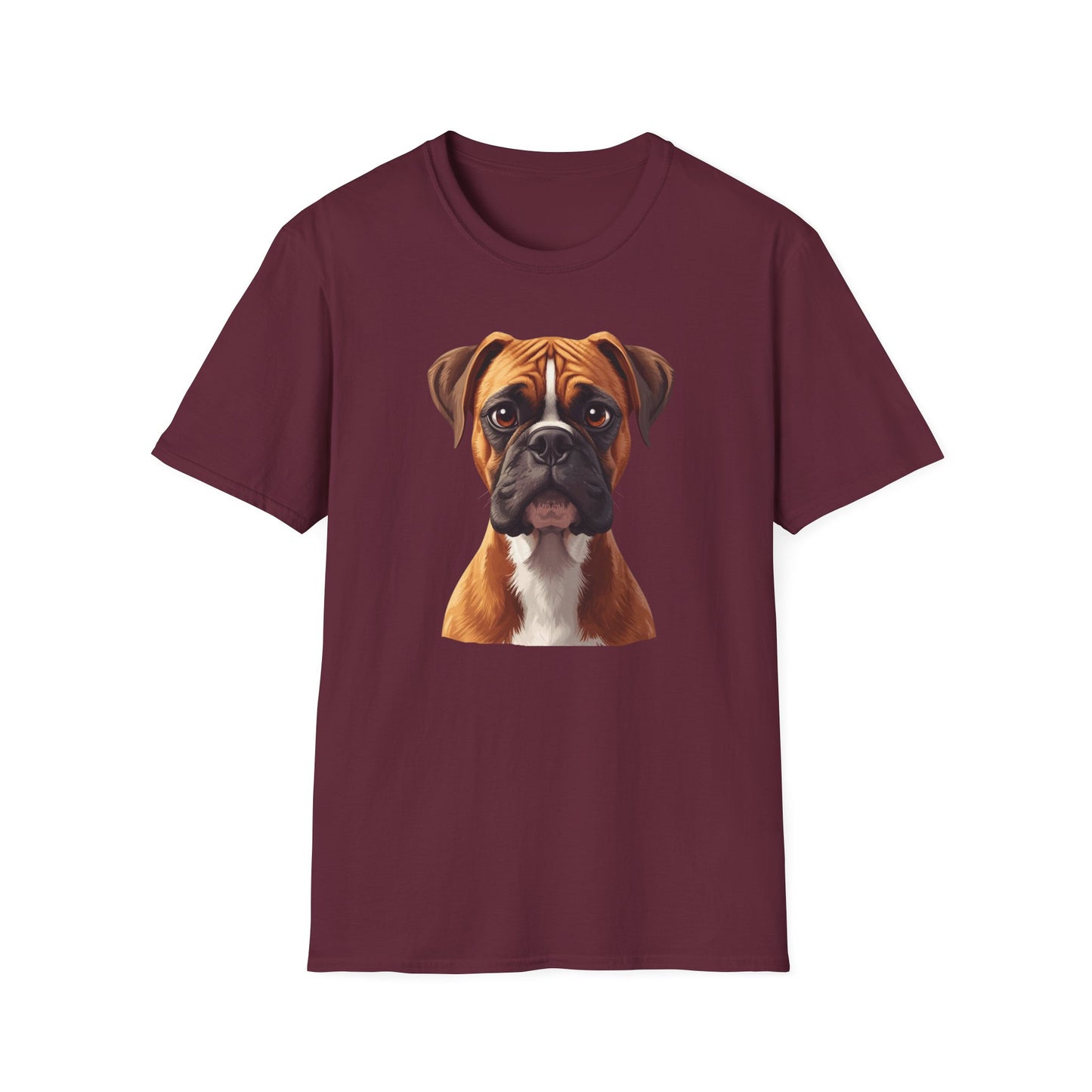 Boxer Dog Portrait Shirt – Boxer Dog Lover Gift, Cute Dog Mom Tee, Dog Dad Shirt, Pet Breed Apparel