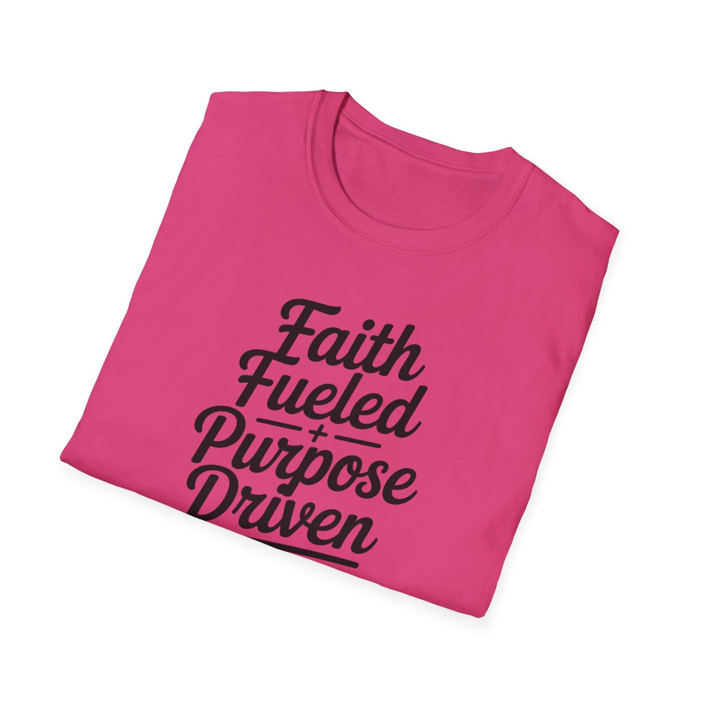 Faith Fueled Purpose Driven T-Shirt – Inspirational Christian Shirt, Motivational Faith Tee for Women & Men