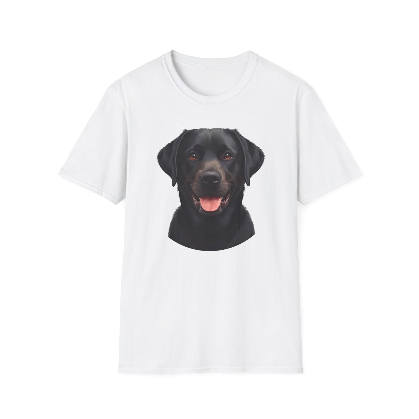 Labrador Retriever Dog Portrait Shirt – Black Lab Dog Lover Gift, Cute Dog Mom Tee, Dog Dad Shirt, Pet Breed Apparel