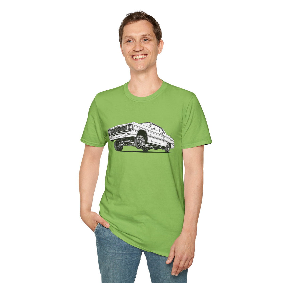 Lowrider Car Shirt, Classic Car T-Shirt, Vintage Custom Car Tee, Car Enthusiast Gift, Cruise Night Shirt
