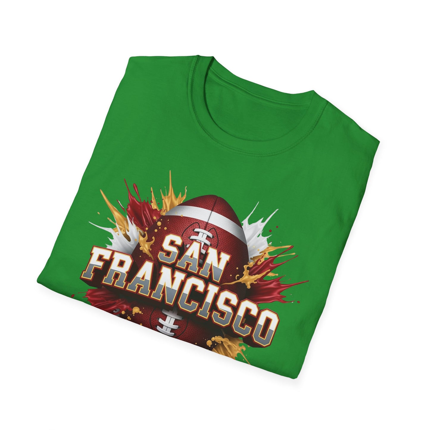 San Francisco Football Unisex T-Shirt, San Francisco Team Tee, Football Gift for San Francisco Fans, Game Day Shirt, Sports Fan Apparel