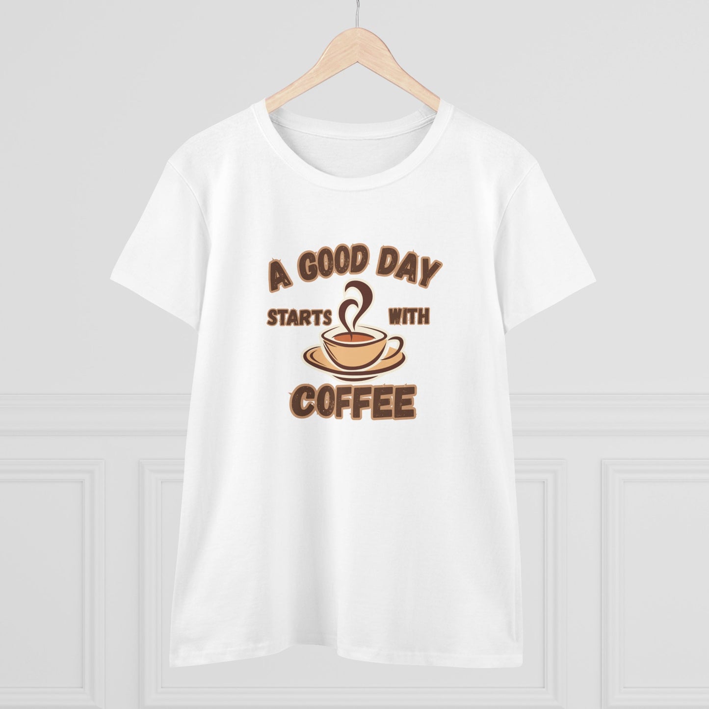 A Good Day Starts with Coffee Shirt, Funny Coffee Shirt, Mother's Day Gift, Coffee Lover Gift, Mom Gift, Coffee Drinker Gift, Mother Gift