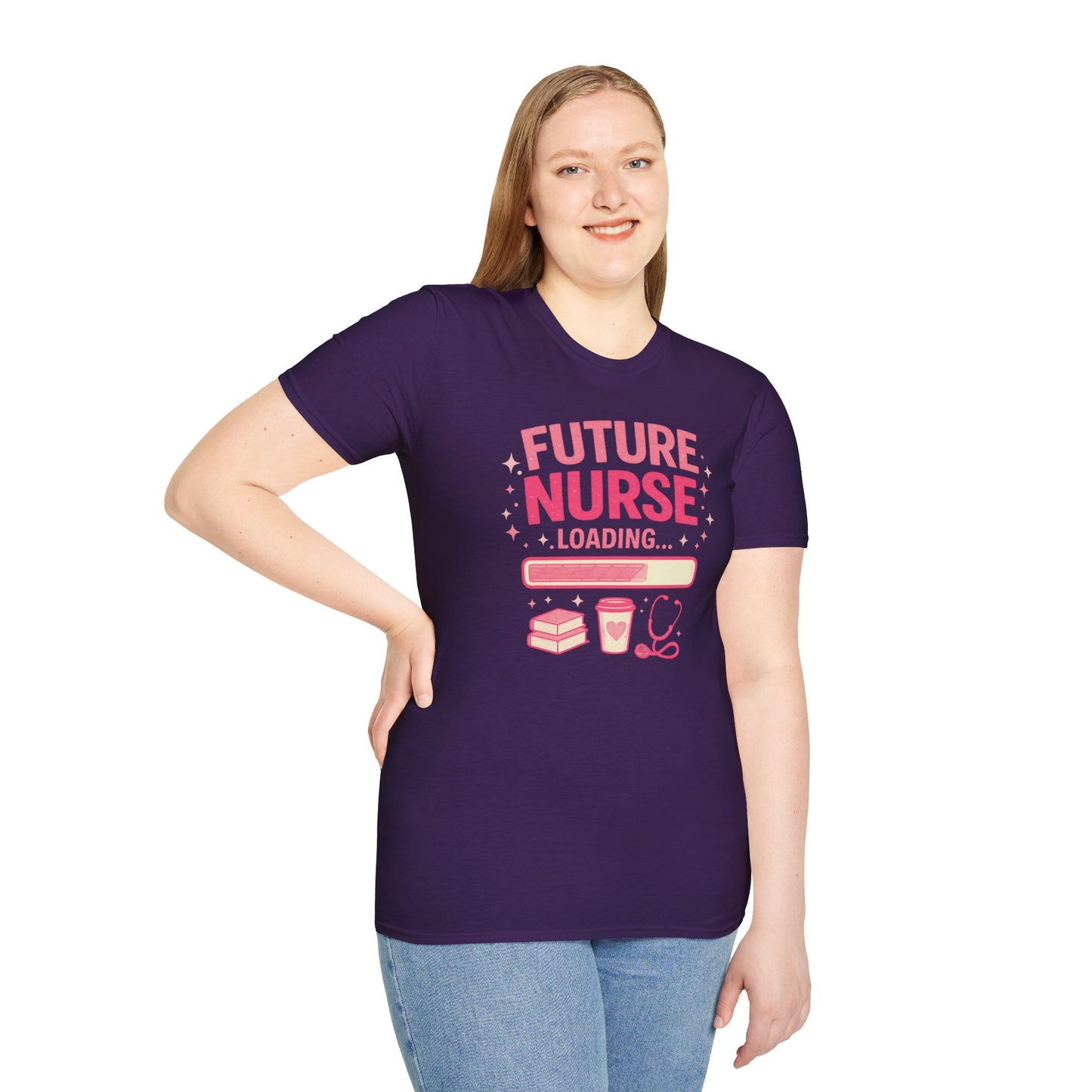 Future Nurse Loading Shirt – Funny Nursing Student T-Shirt, RN School Gift, Nursing School Graduation Tee, Nurse Student Gift Idea