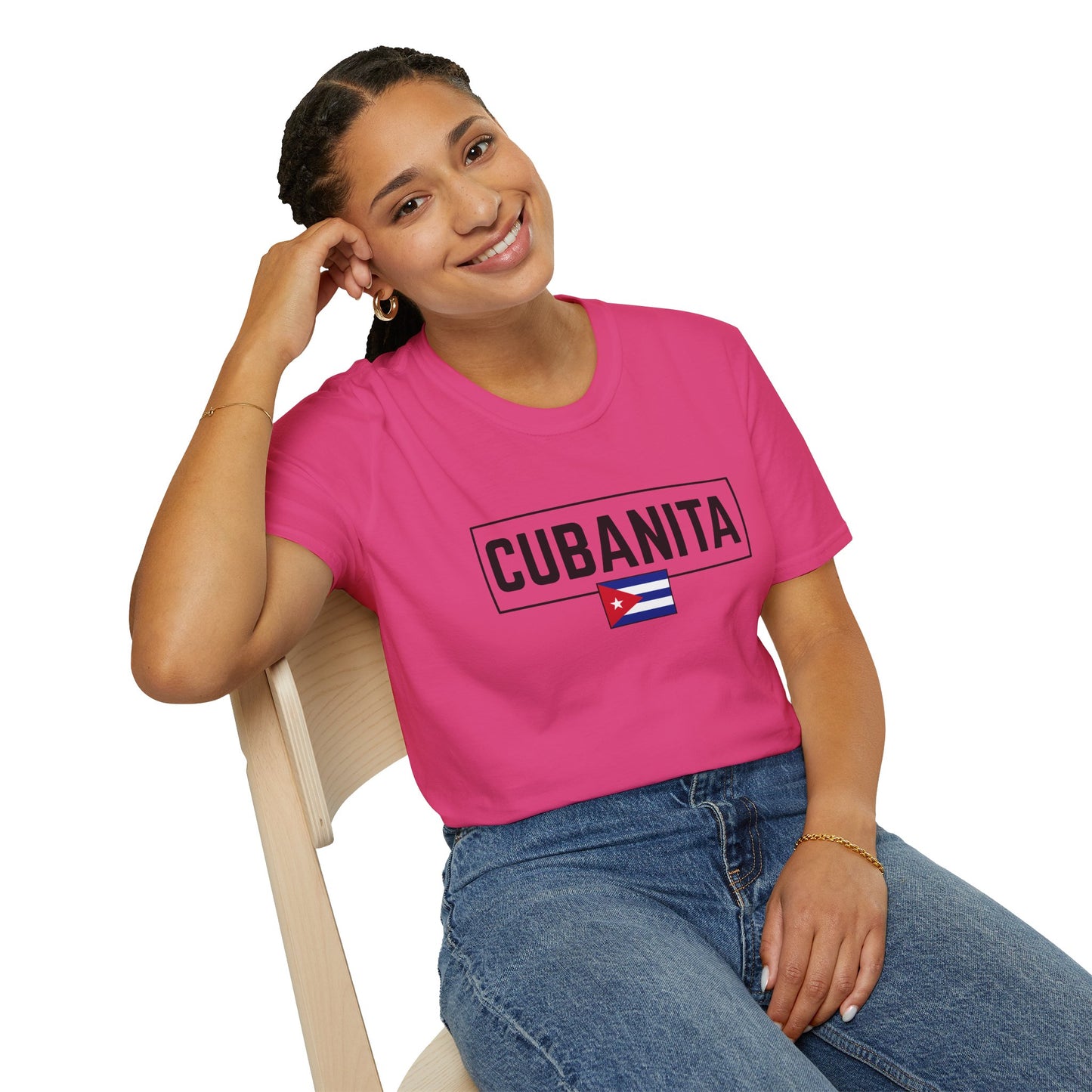 CUBANITA T-Shirt – Cuban Flag Shirt for Women, Latina Pride Tee, Cuba Heritage Top, Cuban Culture Graphic Tee