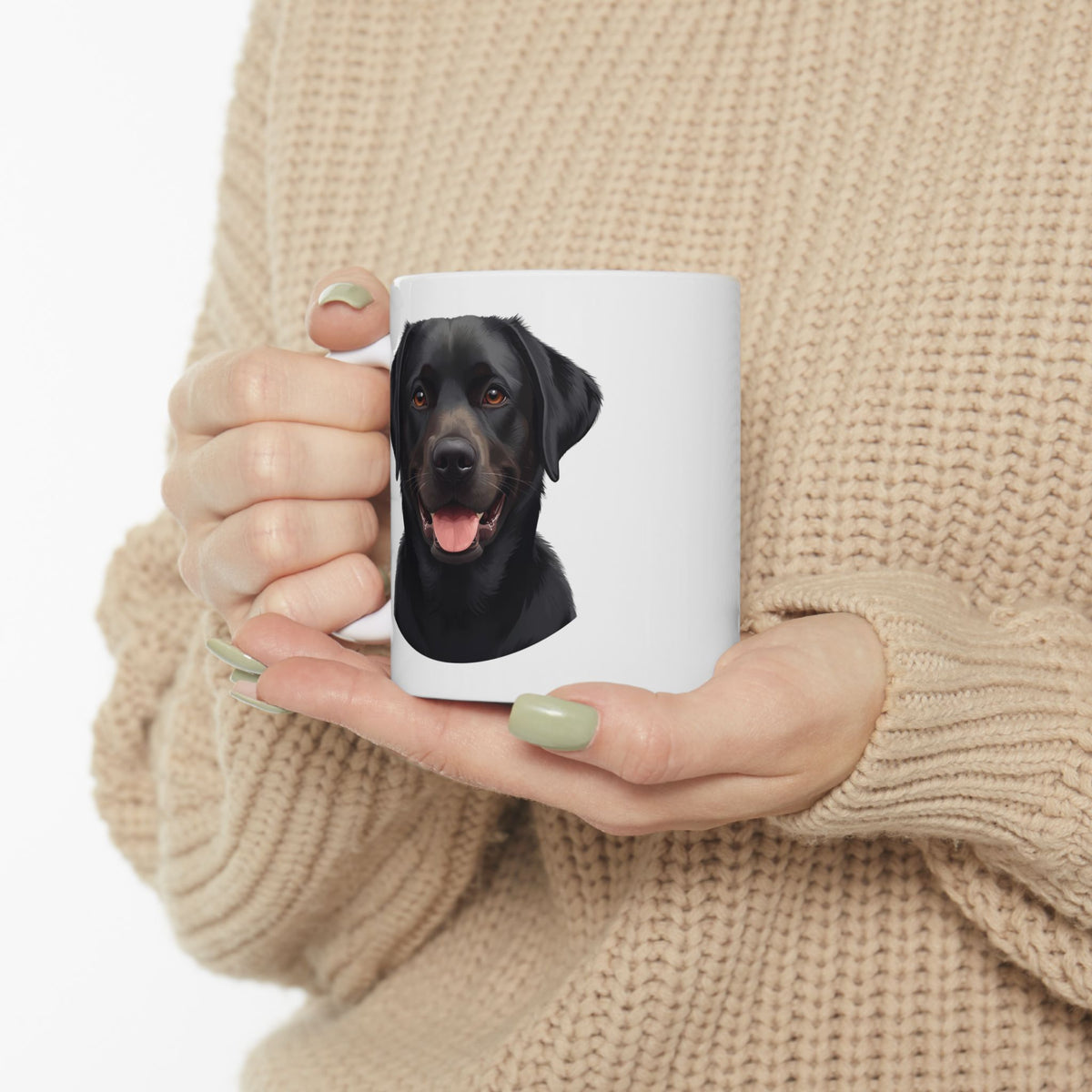Black Labrador Mug, Black Lab Coffee Mug, Dog Lover Mug, Pet Parent Gift, Labrador Mom Dad Cup 11oz or 15oz, Dog Lover Gift