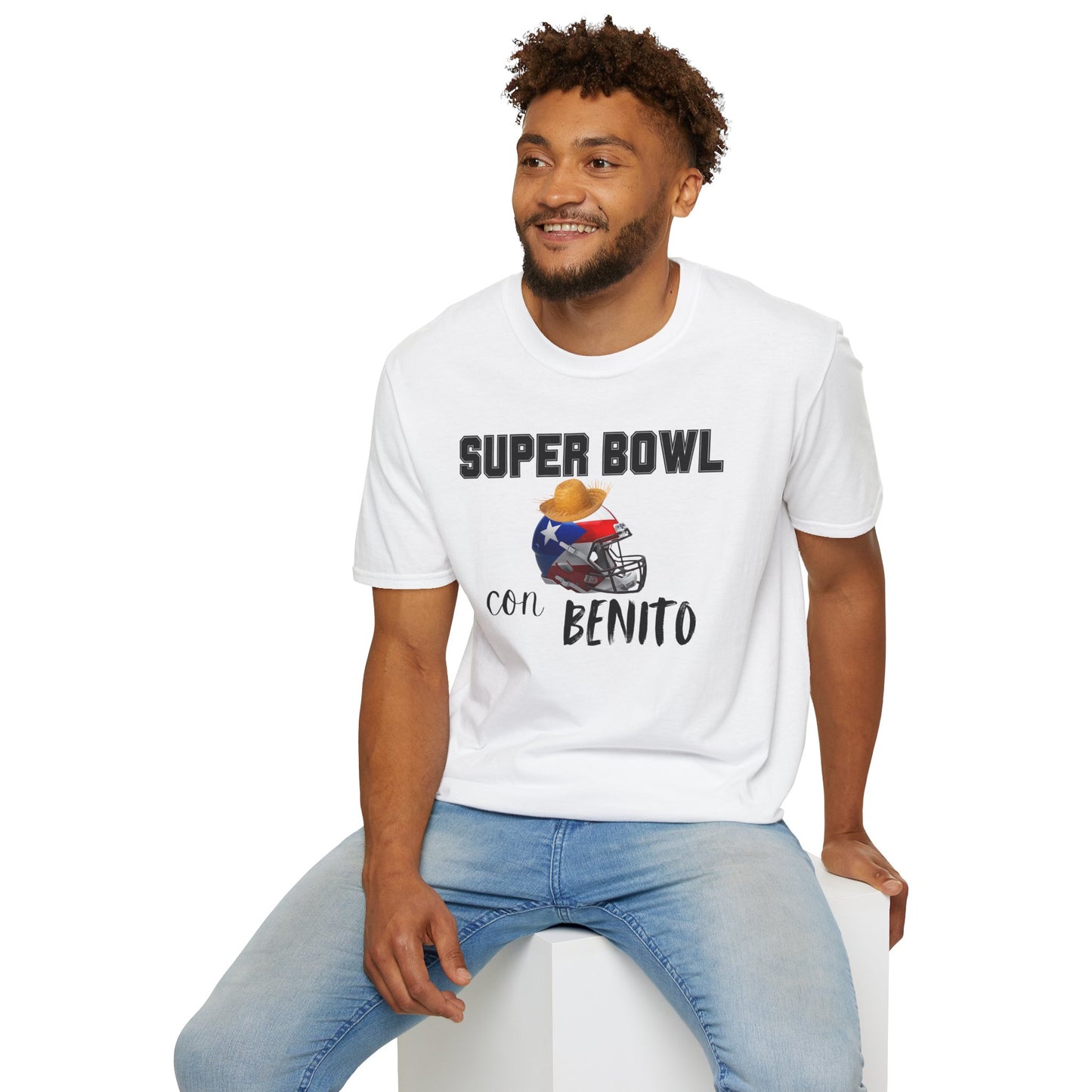 Benito Bowl Halftime Helmet Shirt 2026 T-Shirt, Benito Bowl Shirt, Football Fan Gift, Benito Tee, Puerto Rico Heritage Boriqua Pride Gift