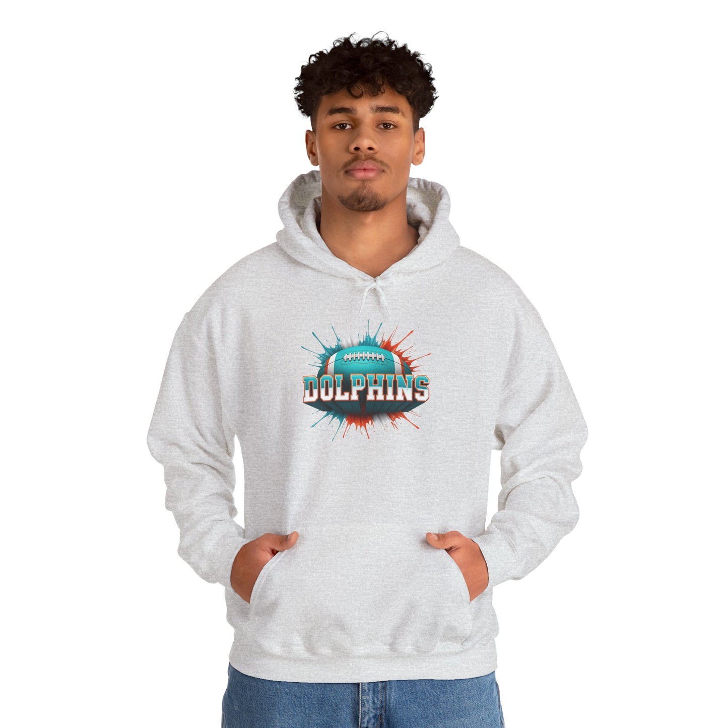 Miami Football Hoodie, Miami Team Hoodie, Football Gift for Miami Fans, Game Day Sports Fan Apparel, Football Fan Gift