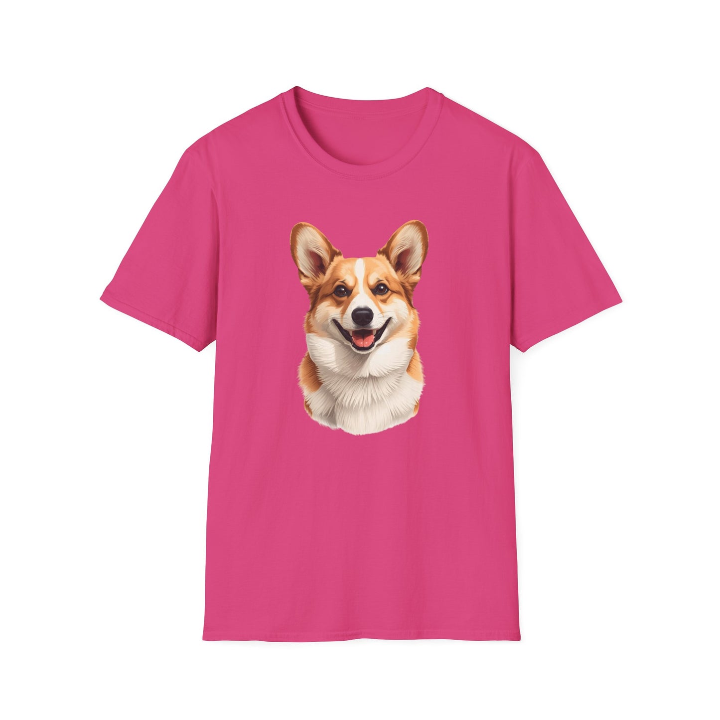 Corgi Dog Portrait Shirt – Corgi Dog Lover Gift, Cute Dog Mom Tee, Dog Dad Shirt, Pet Breed Apparel