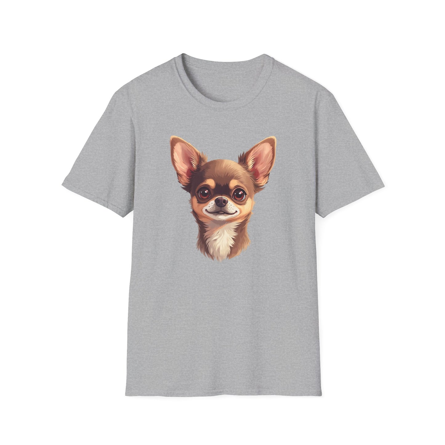 Chihuahua Dog Portrait Shirt – Chihuahua Dog Lover Gift, Cute Dog Mom Tee, Dog Dad Shirt, Pet Breed Apparel