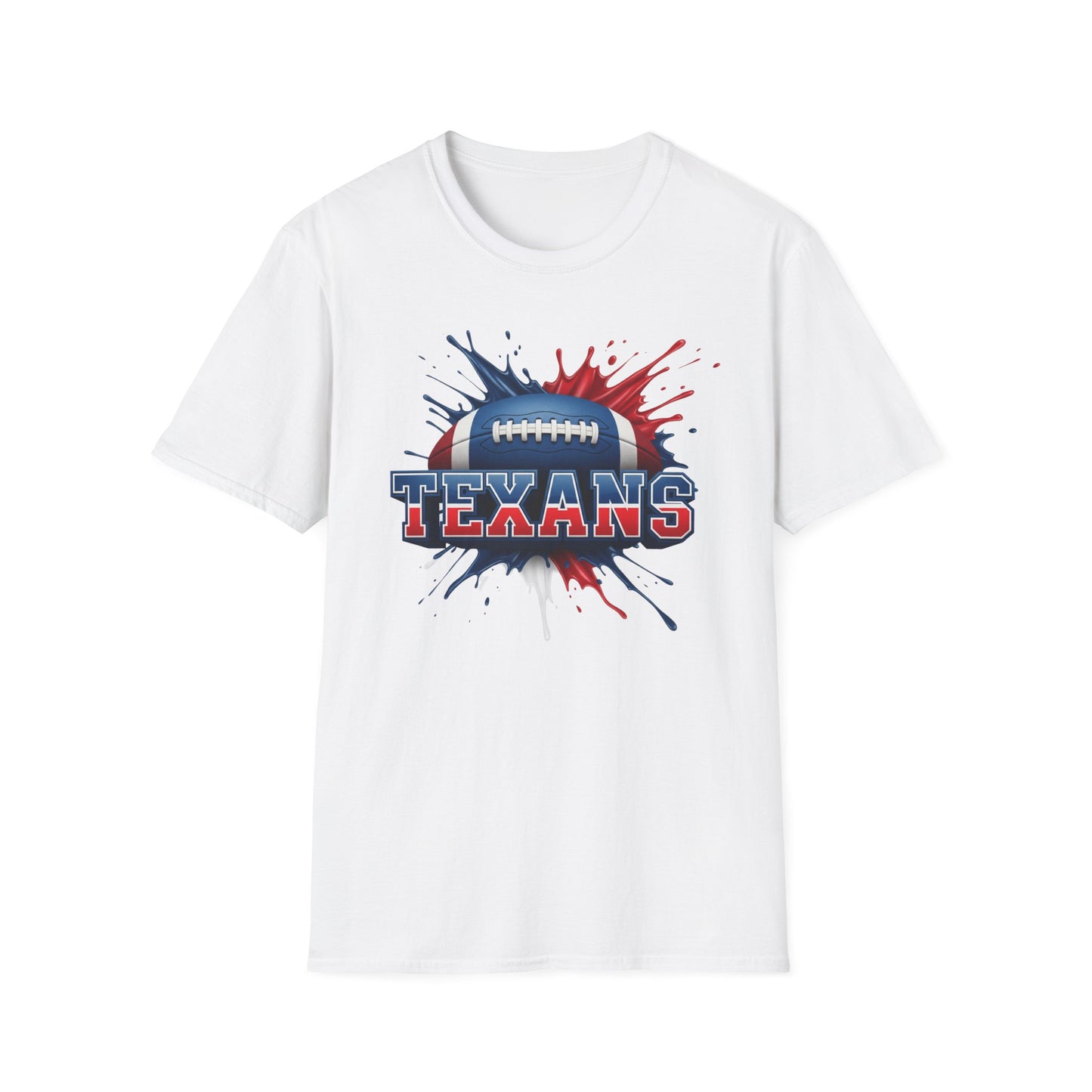 Houston Football Unisex T-Shirt, Houston Team Tee, Football Gift for Houston Fans, Game Day Shirt, Sports Fan Apparel, Football Tee