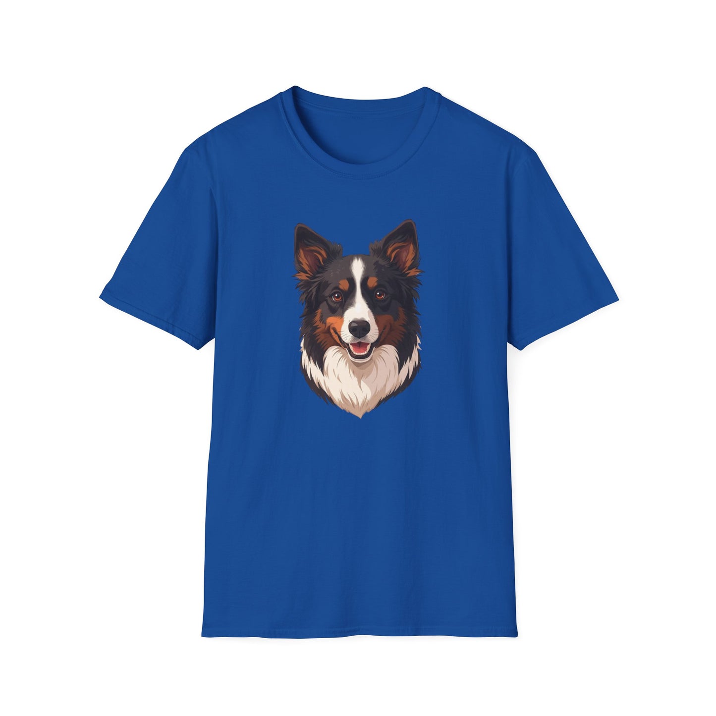 Border Collie Dog Portrait Shirt – Border Collie Dog Lover Gift, Cute Dog Mom Tee, Dog Dad Shirt, Pet Breed Apparel