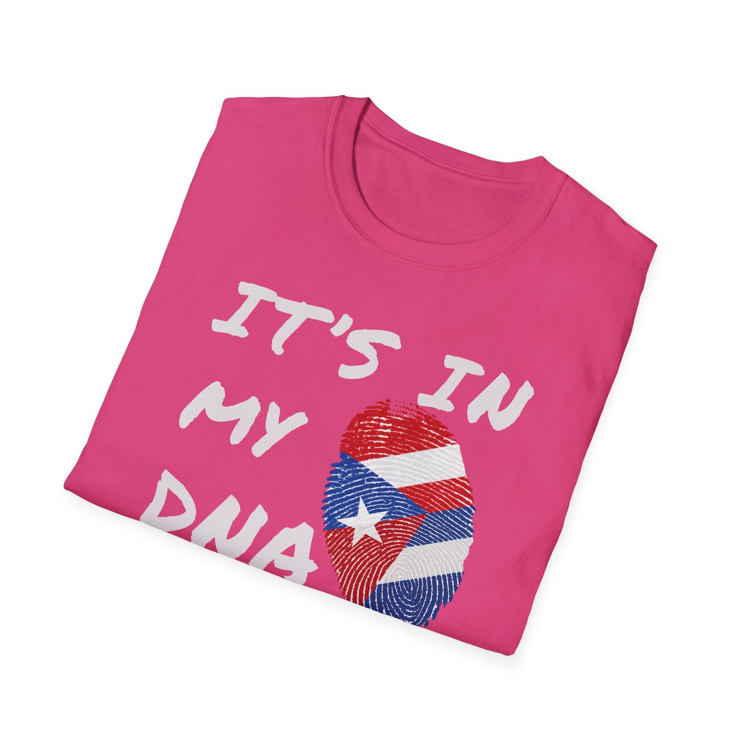 It's In My DNA Cuba-Rican Pride T-Shirt, Graphic Tee for Hispanic Heritage, Cuban - Puerto Rican Heritage, Cuba - Boriqua Pride Tee Gift