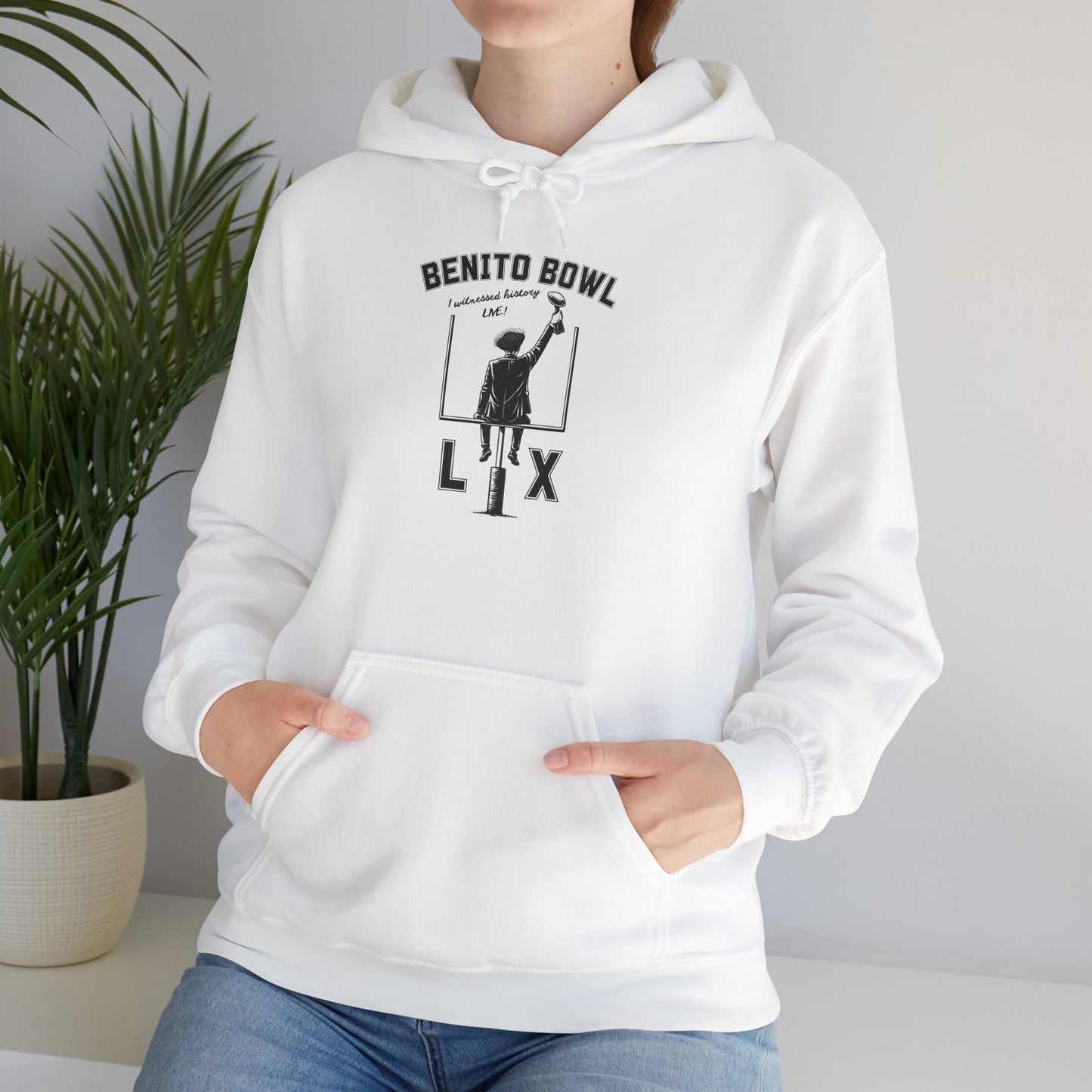Benito Bowl LX Witnessed History Live Halftime Hoodie, Football Fan Gift, Benito Hoodie, Puerto Rico Boricua Heritage