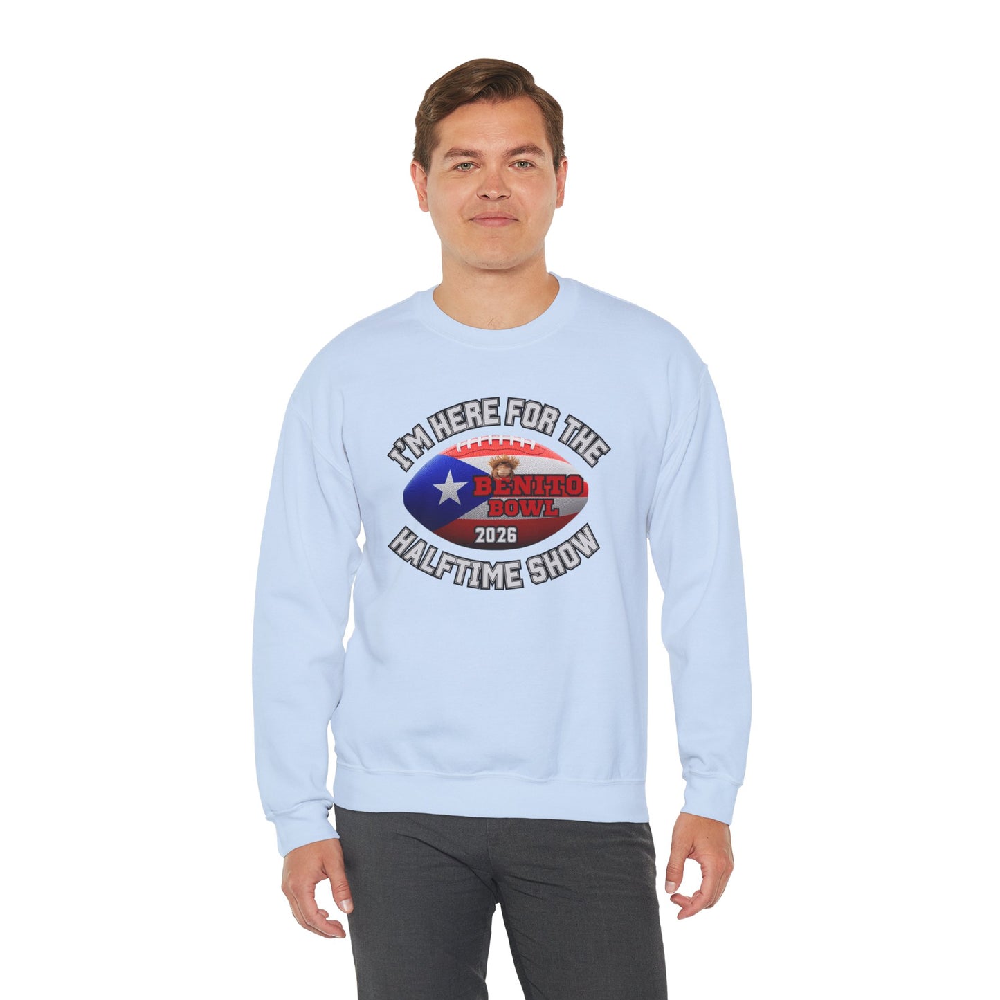 Benito Bowl Halftime 2026 Sweatshirt, Benito Bowl Shirt, Football Fan Gift, Puerto Rico Heritage Sweatshirt, Boriqua Pride Gift