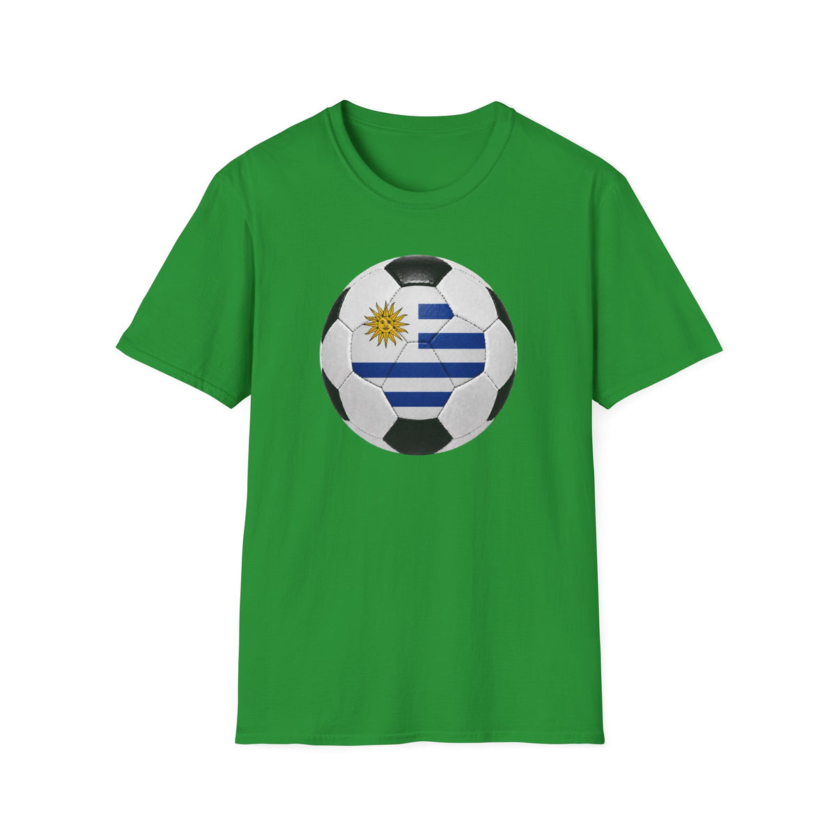 Uruguay Soccer Ball Shirt, Uruguay Futbol Tee, Blue White Soccer T-Shirt, Game Day Fan Shirt, Sports Gift