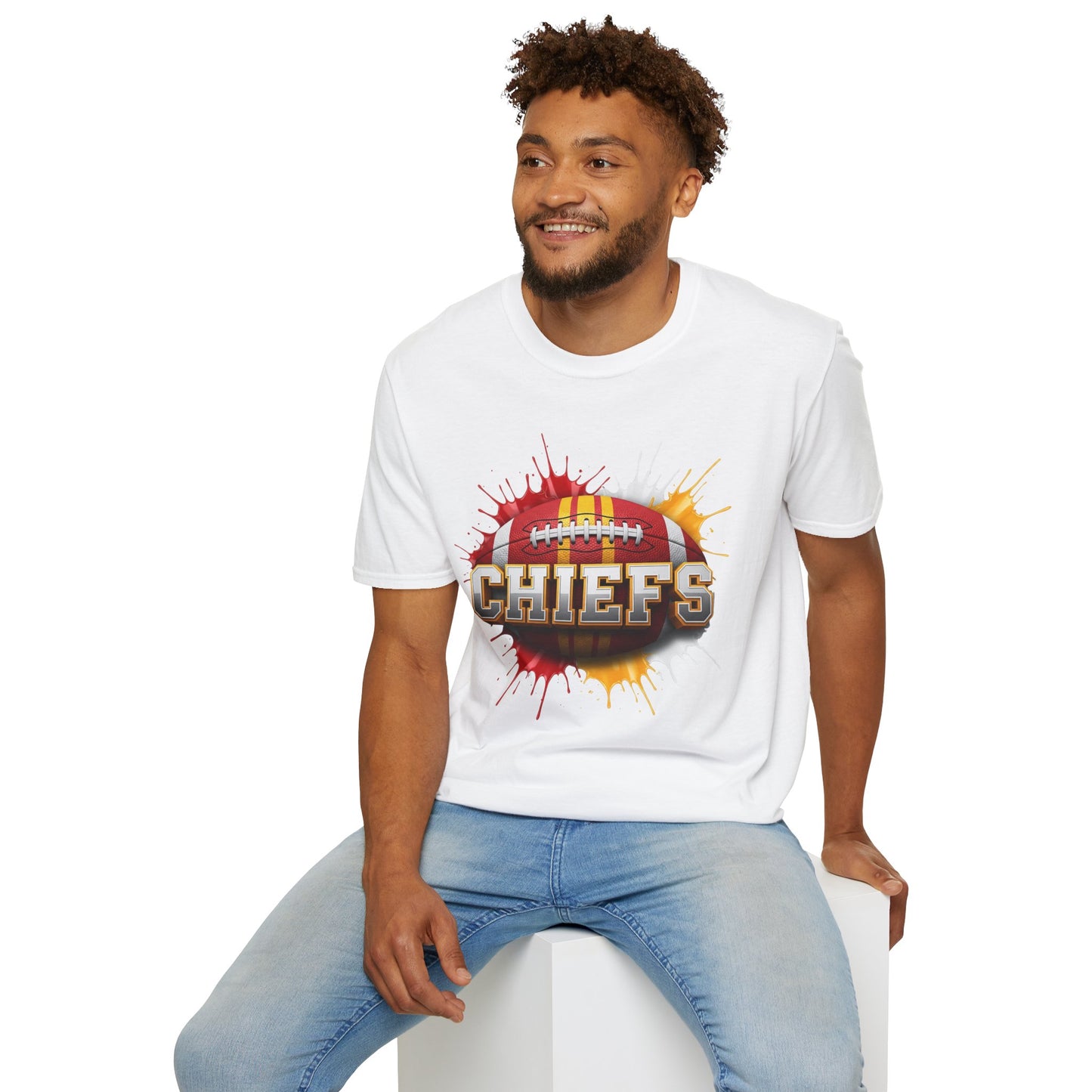 Kansas City Football Unisex T-Shirt, Kansas City Team Tee, Football Gift for Kansas City Fans, Game Day Shirt, Sports Fan Apparel Tee