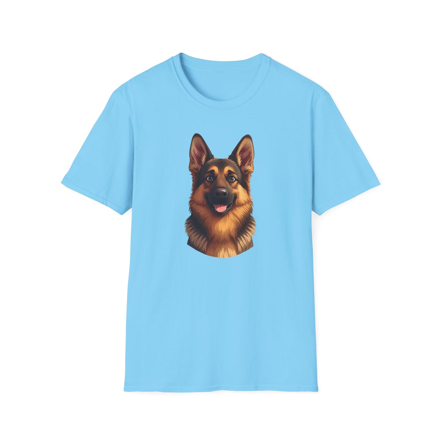 German Shepherd Dog Portrait Shirt – German Shepherd Dog Lover Gift, Cute Dog Mom Tee, Dog Dad Shirt, Pet Breed Apparel